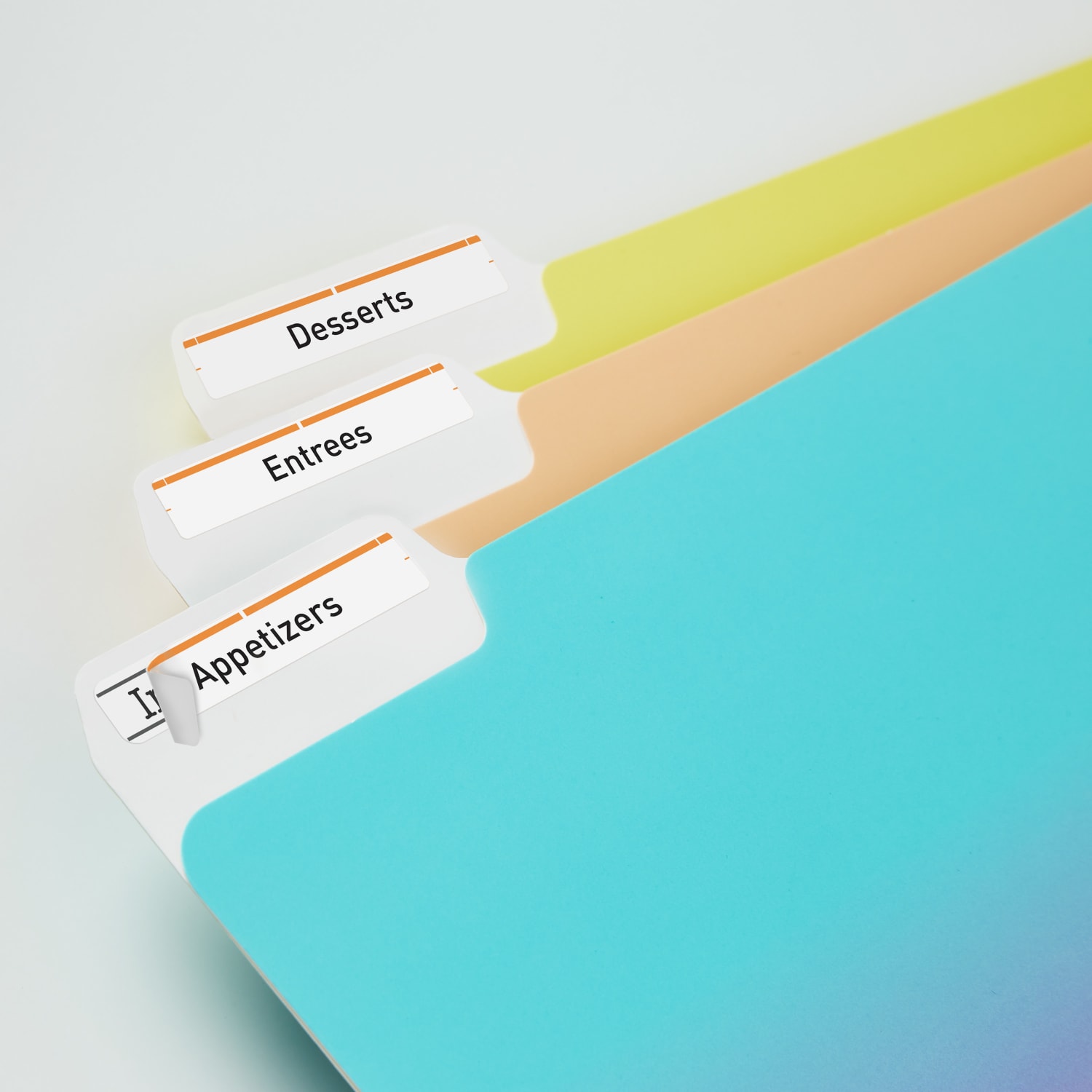 Avery TrueBlock Permanent Inkjet/Laser File Folder Labels, 5166, 9/16in x 3 7/16in, Orange, Box Of 750 - Image 3