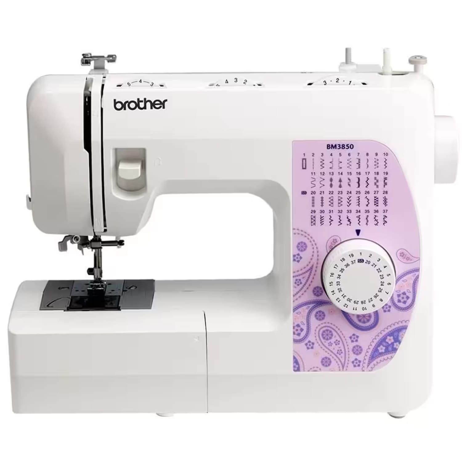 Brother BM3850 37-Stitch Sewing Machine With Wide Table, White - Image 5