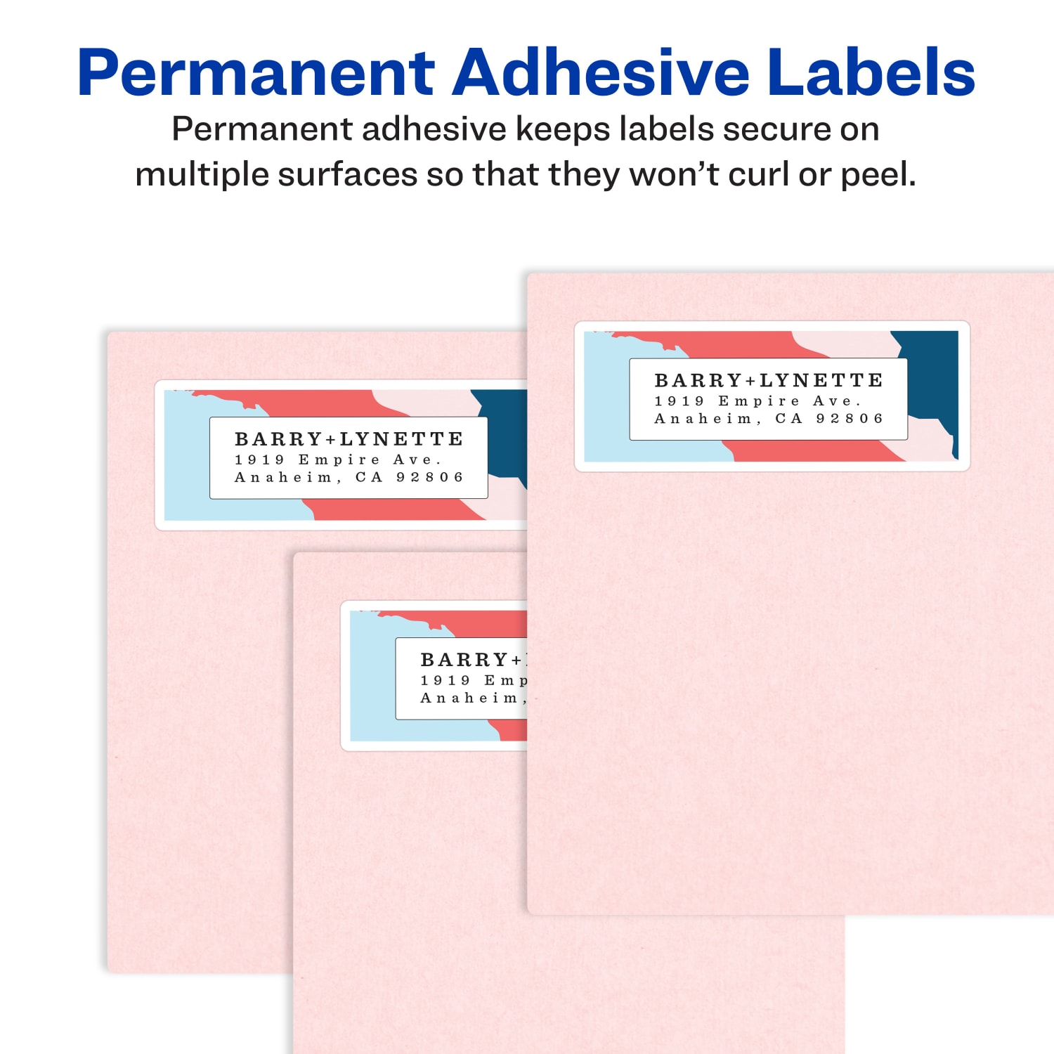 Avery Easy Peel Address Labels With Sure Feed Technology, 8461, Rectangle, 1in x 4in, White, Box Of 2,000 - Image 4