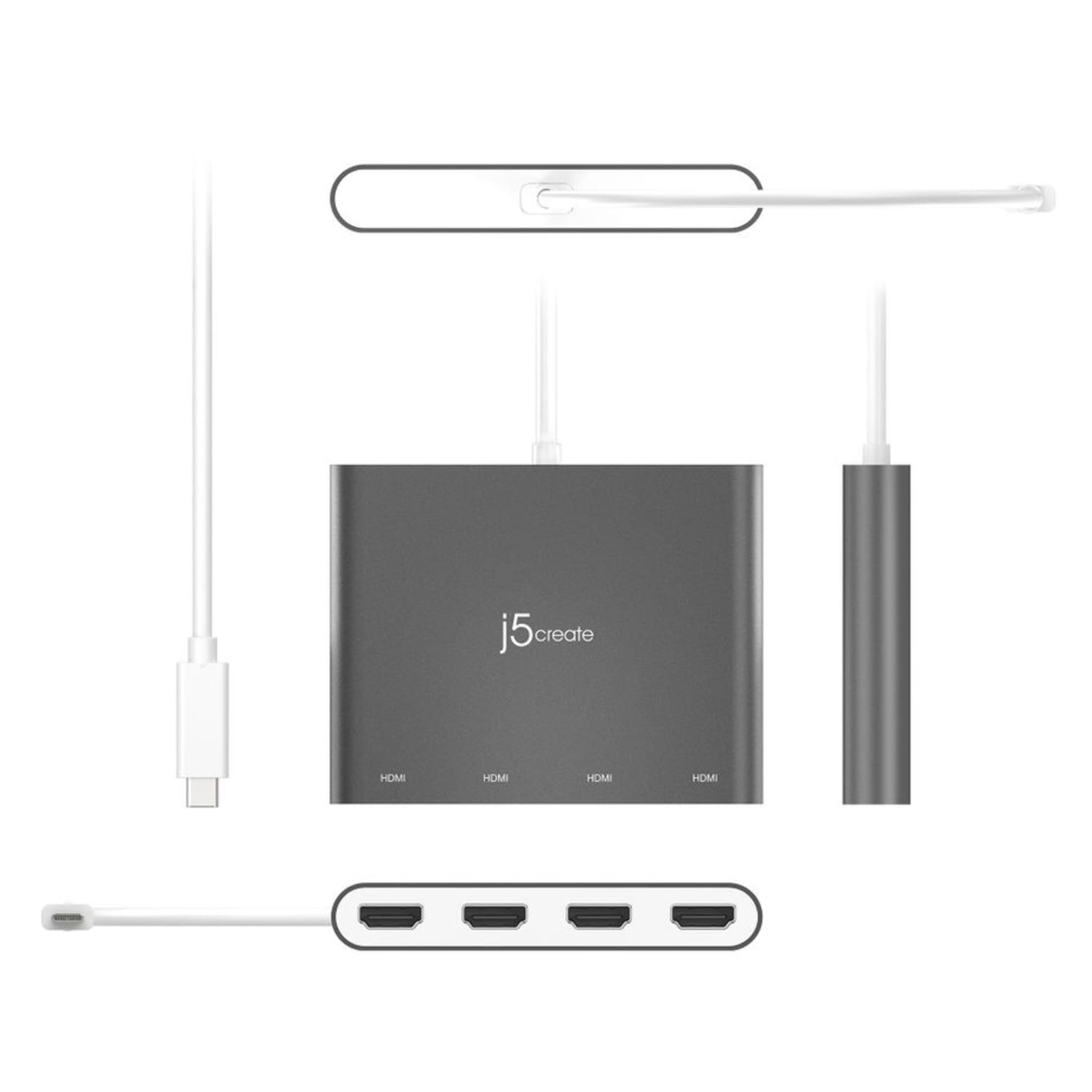 j5create JCA366 - External video adapter - USB-C 3.1 - 4 x HDMI - Image 5