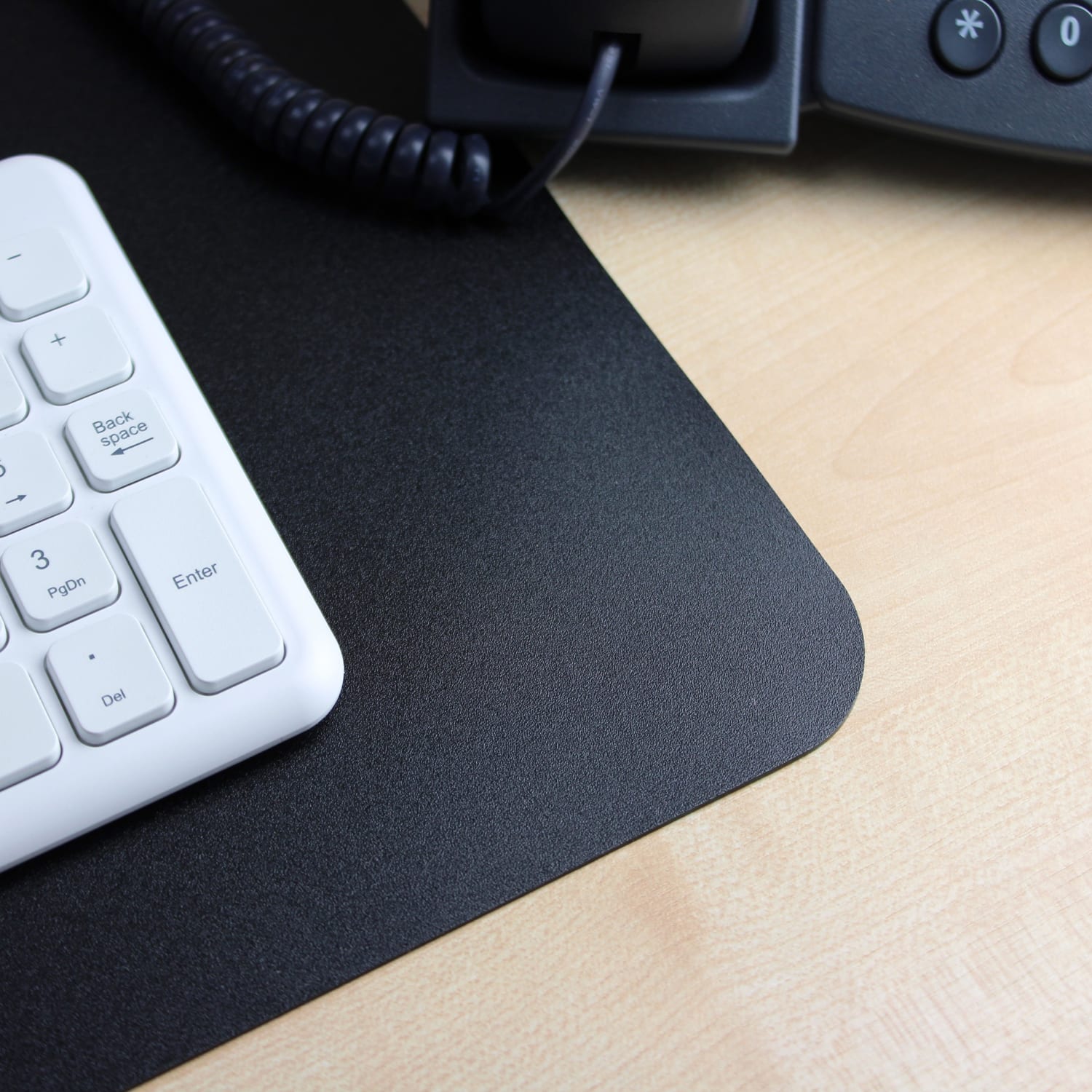 Floortex Desktex PVC Rectangular Desk Pad, 20in x 36in, Black - Image 5