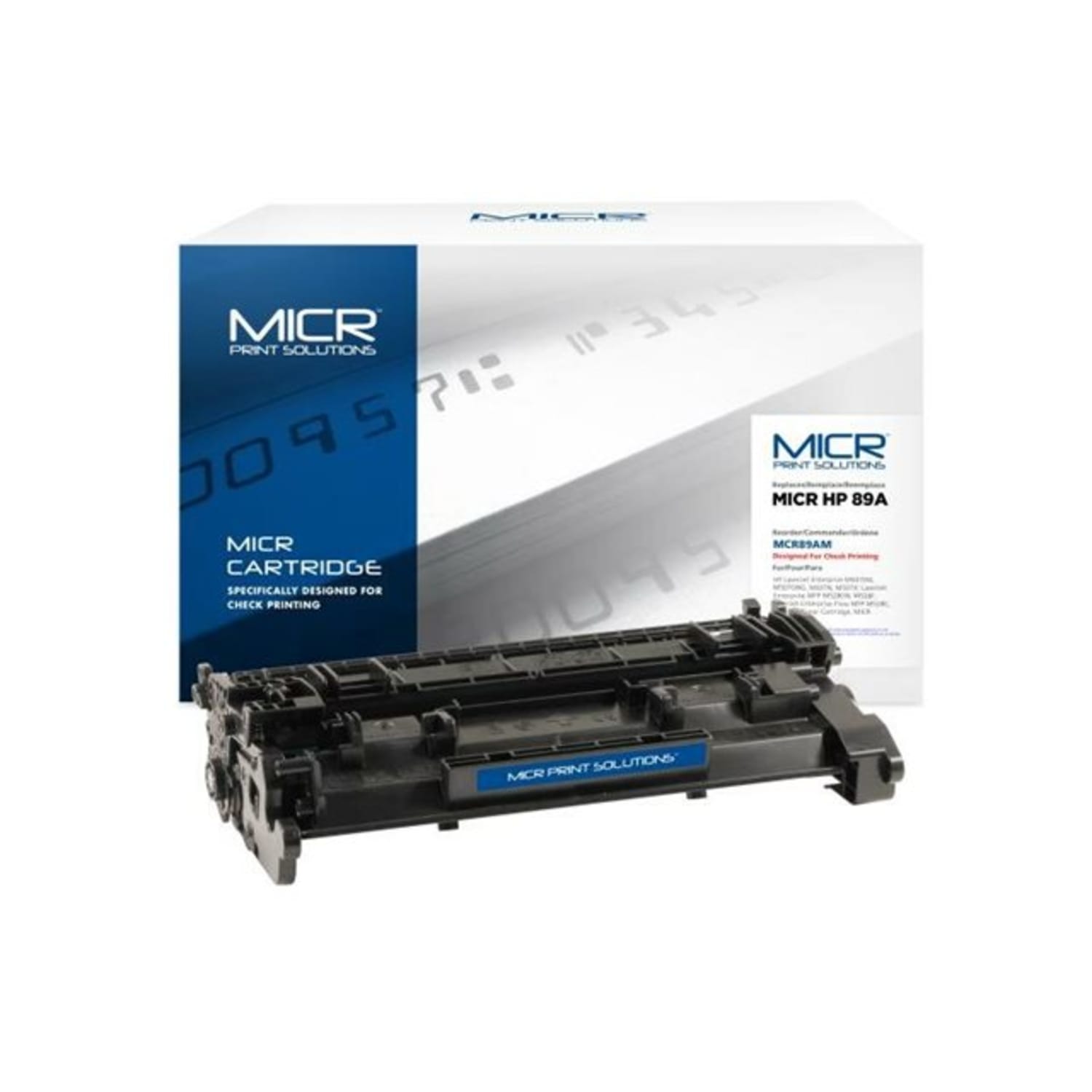 MICR Print Solutions Remanufactured Black MICR Toner Cartridge Replacement For HP 89A, CF289A, MCR89AM - Image 3