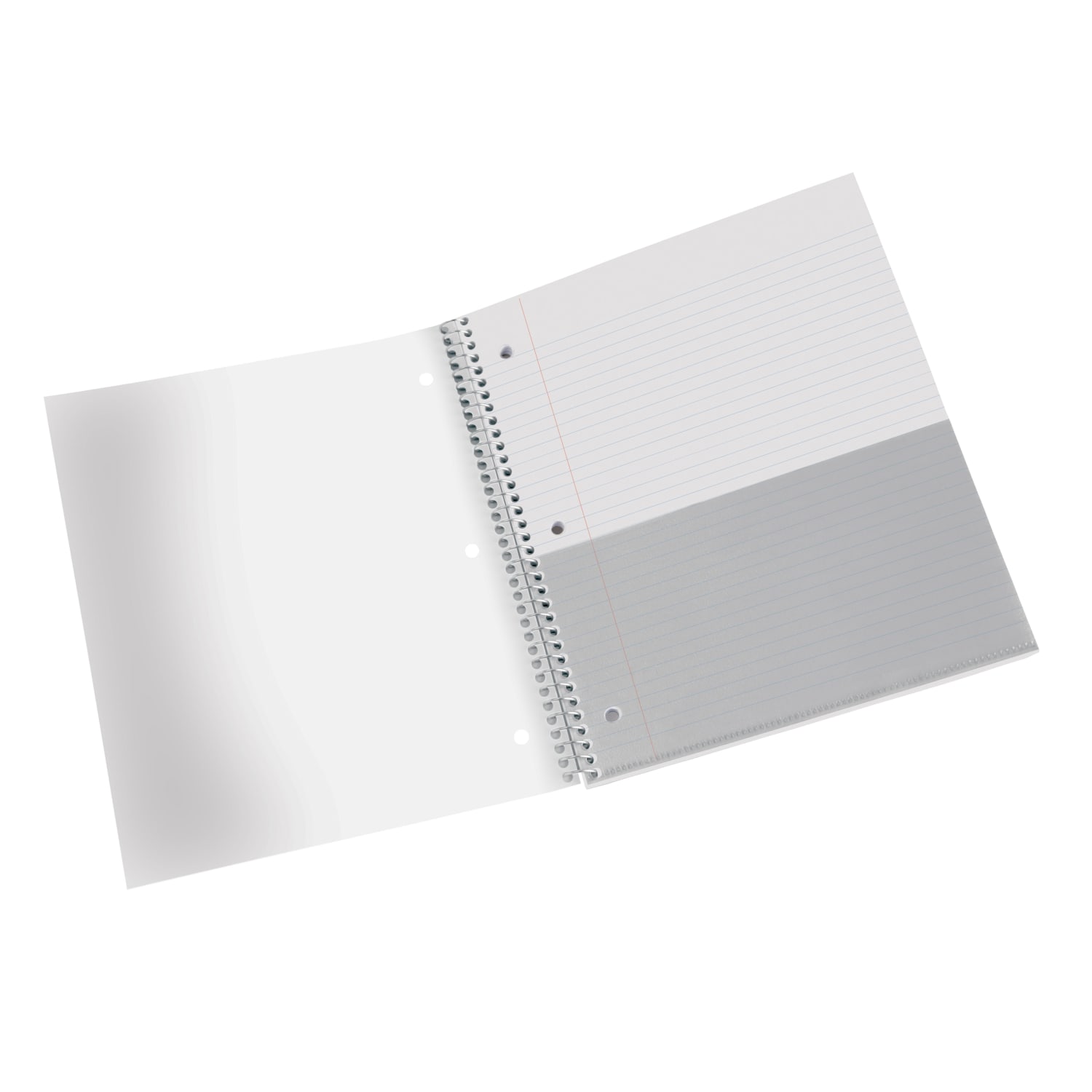 Office Depot Brand Stellar Poly Notebook, 8-1/2in x 11in, 1 Subject, College Ruled, 100 Sheets, Lavender - Image 3