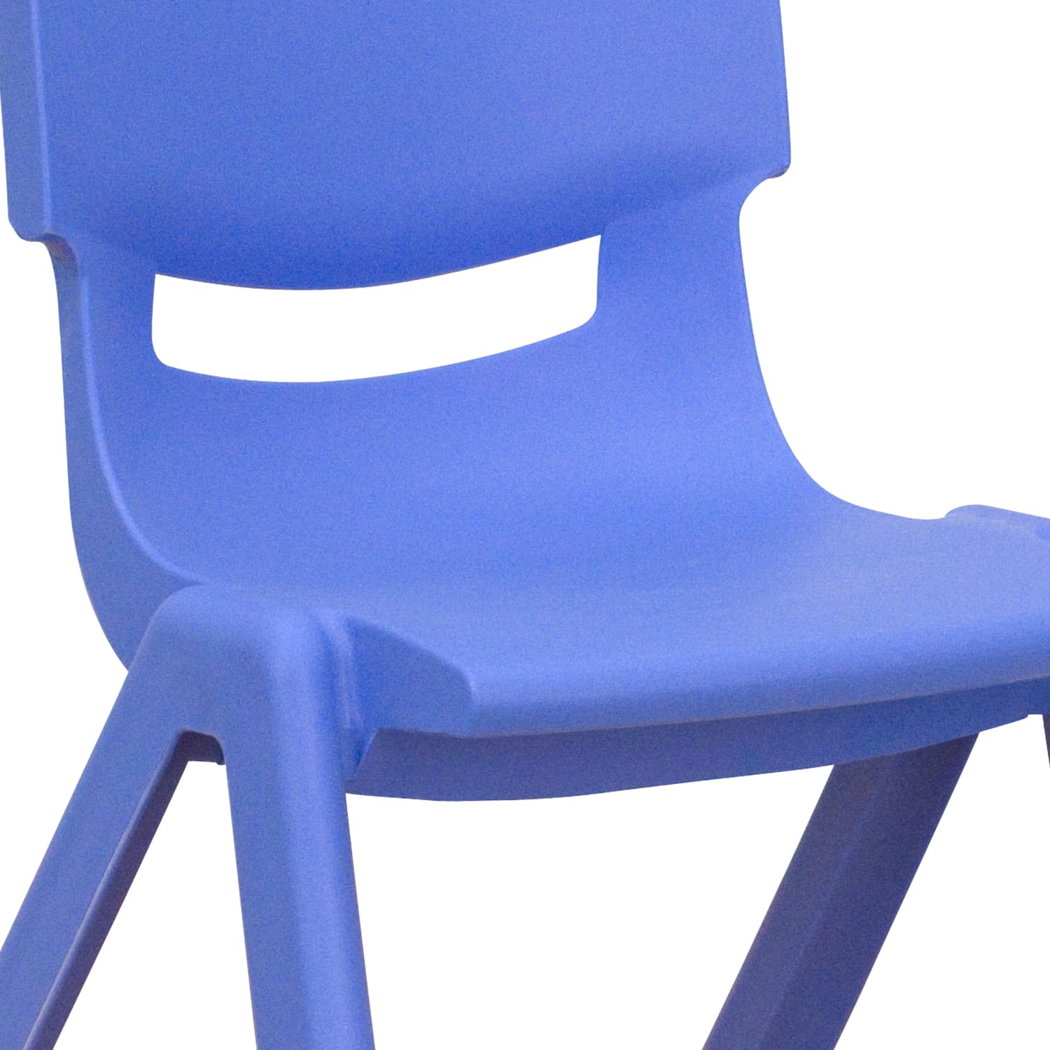 Flash Furniture Plastic Stackable School Chairs With 10 12in Seat Height Blue Set Of 4 Chairs PopularChairscom