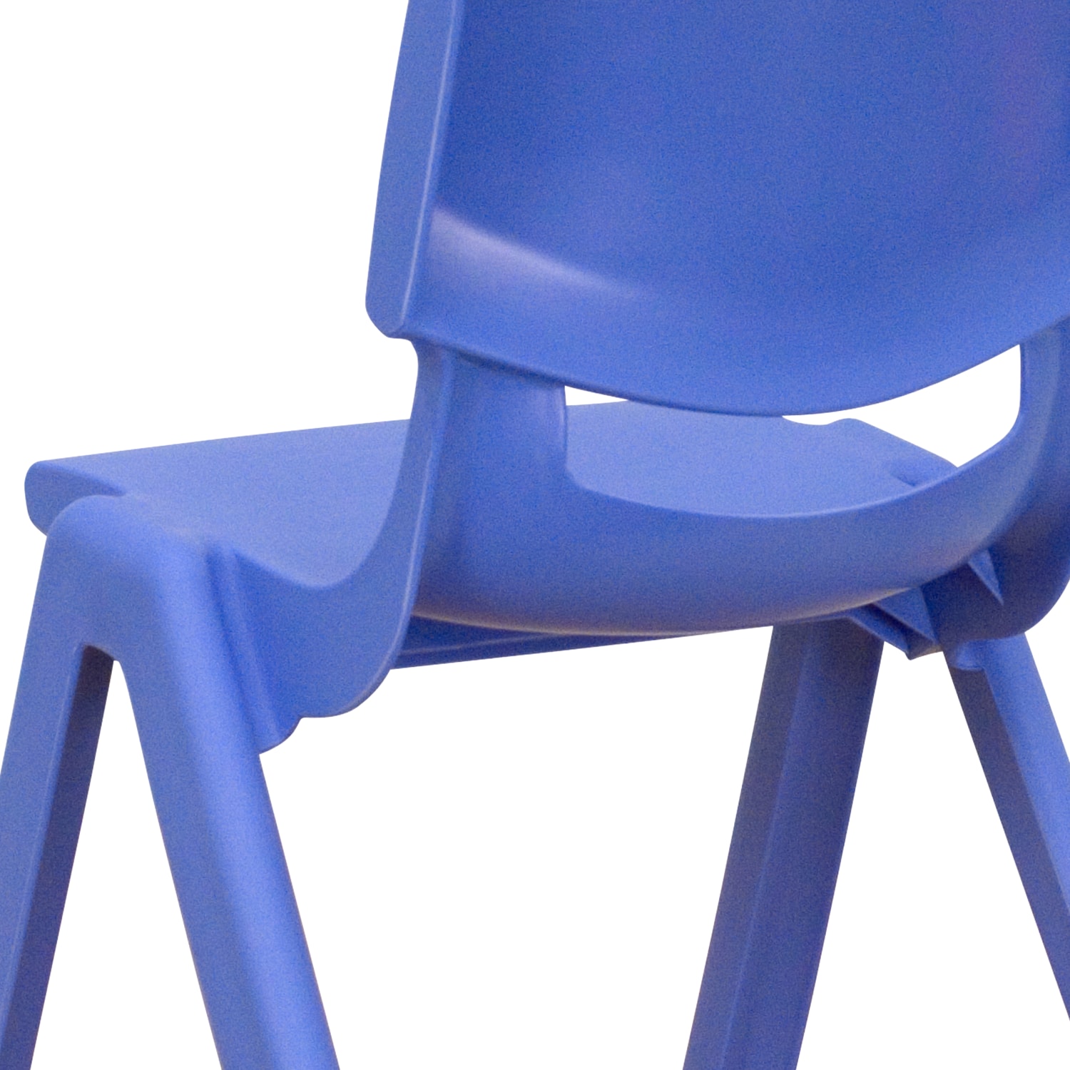 Flash Furniture Plastic Stackable School Chairs With 10 12in Seat Height Blue Set Of 4 Chairs PopularChairscom