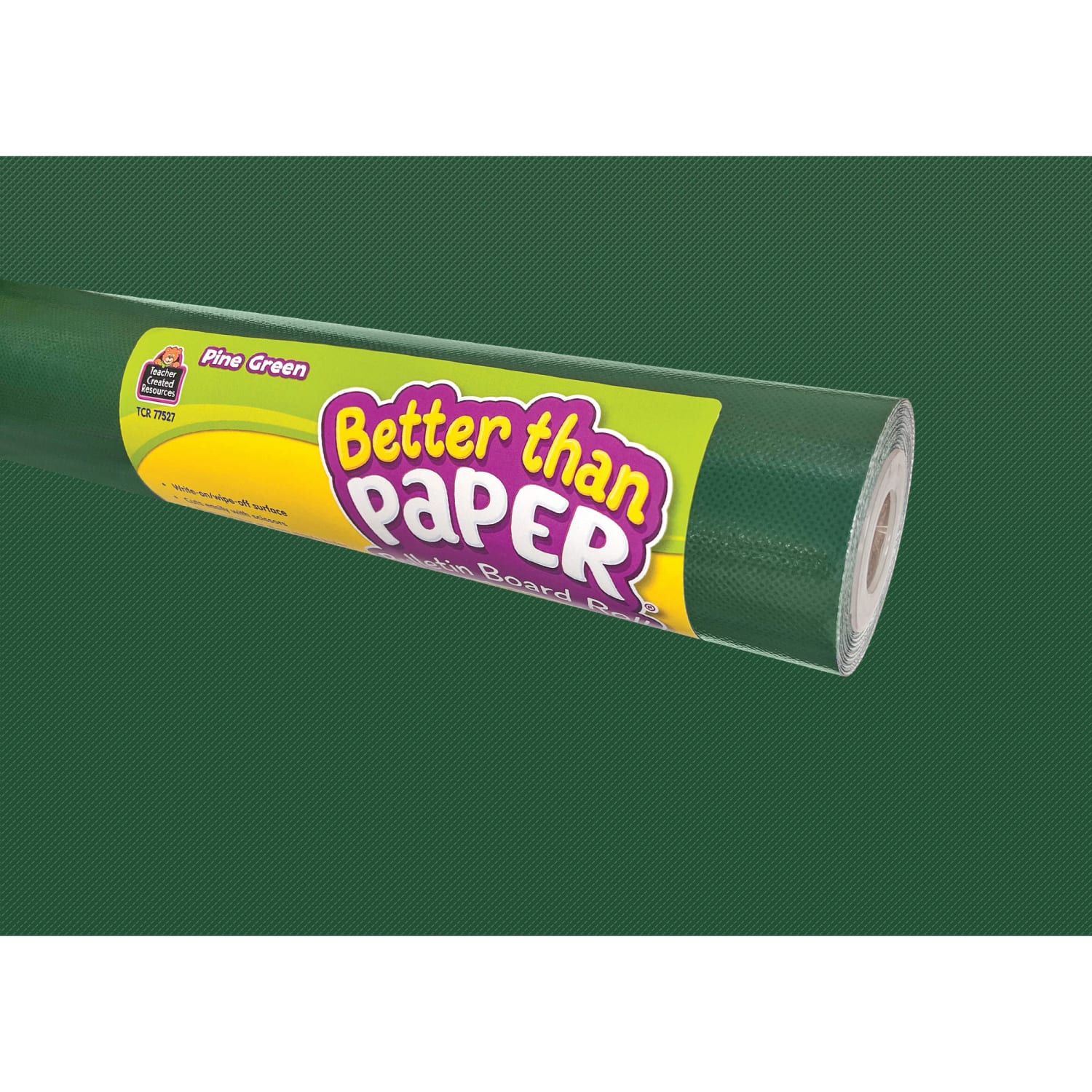 Teacher Created Resources Better Than Paper Bulletin Board Roll, 4ft x 12ft, Pine Green, 4-Pack - Image 5