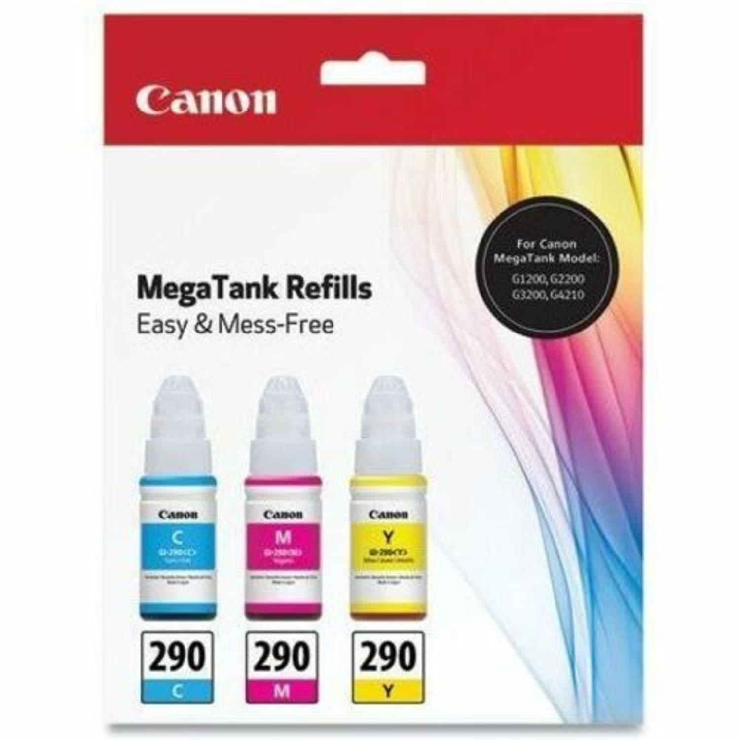Canon GI-290 CMY Ink Bottle Value Pack - Inkjet - Magenta, Cyan, Yellow - 3 / Pack - Image 3