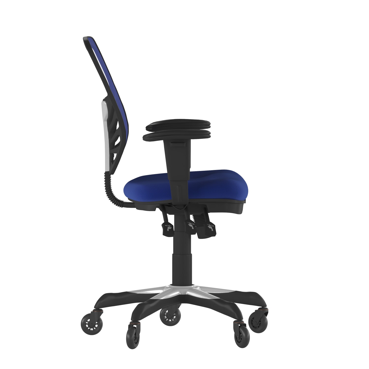 Flash Furniture Nicholas Ergonomic Mesh MidBack Multifunction Executive Swivel Office Chair BlueBlack PopularChairscom Flash Furniture Nicholas Ergonomic Mesh Mid Back Multifunction Executive Swivel Office Chair BlueBlack PopularChairscom