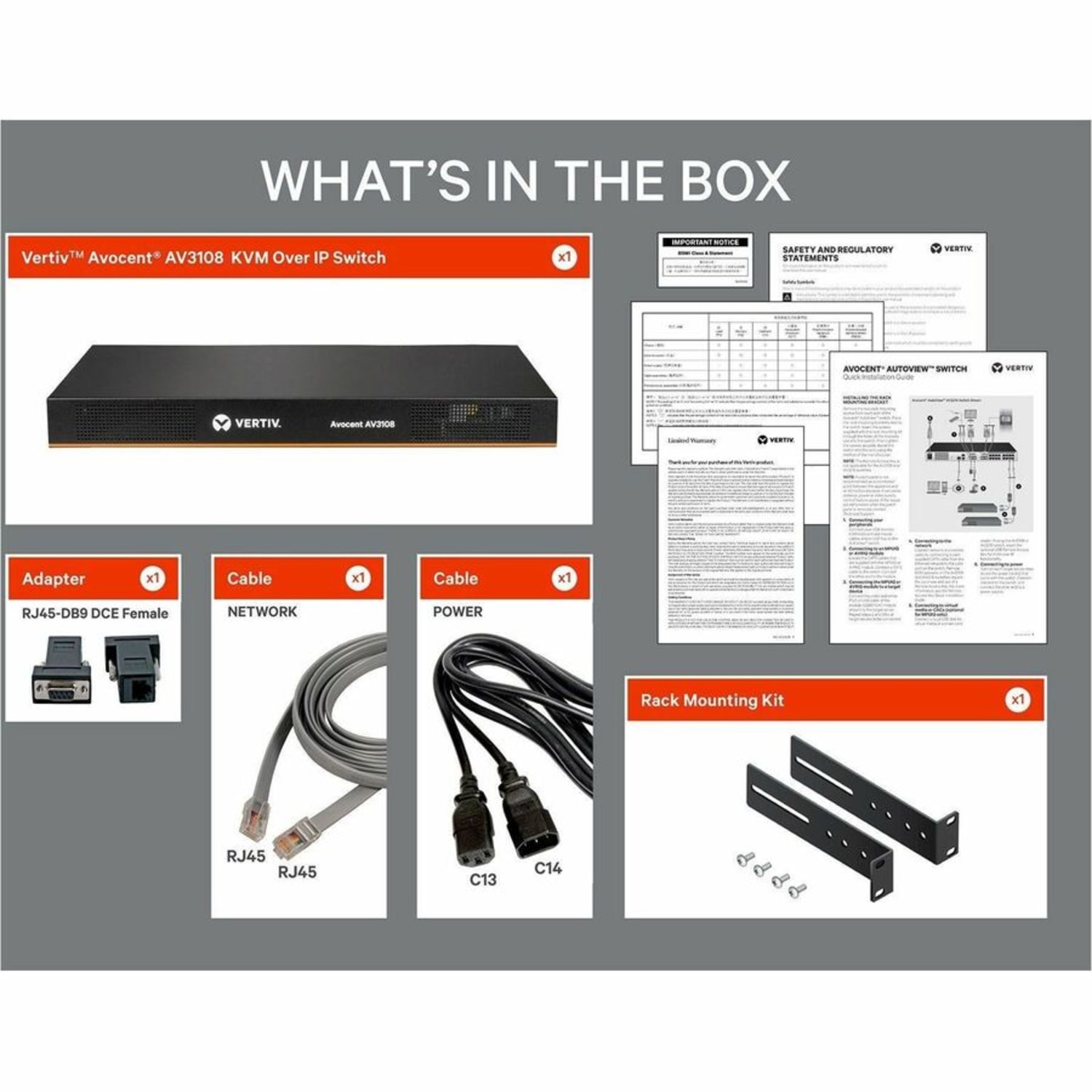 Vertiv Avocent AV3000 KVM Over IP Switch | 8 port KVM | VGA Cable (AV3108-400) - 8 Computer(s) - 1 Local User(s) - 1 Remote User(s) - 1680 x 1050 - 1 x Network (RJ-45) - 4 x USB - Rack-mountable - 1U - Image 6