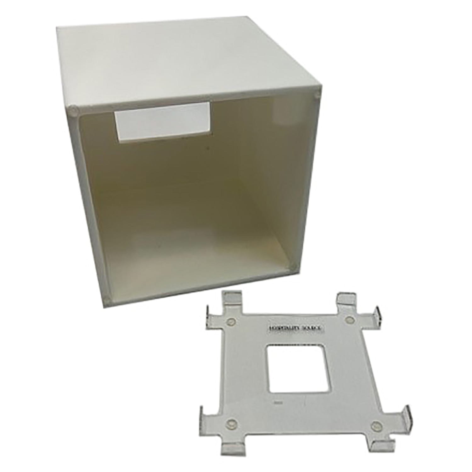Hospitality Source Bath Sets Collection Tissue Box Holders, 4-3/4in x 4-3/4in x 3/8in, Set Of 24 Holders - Image 3