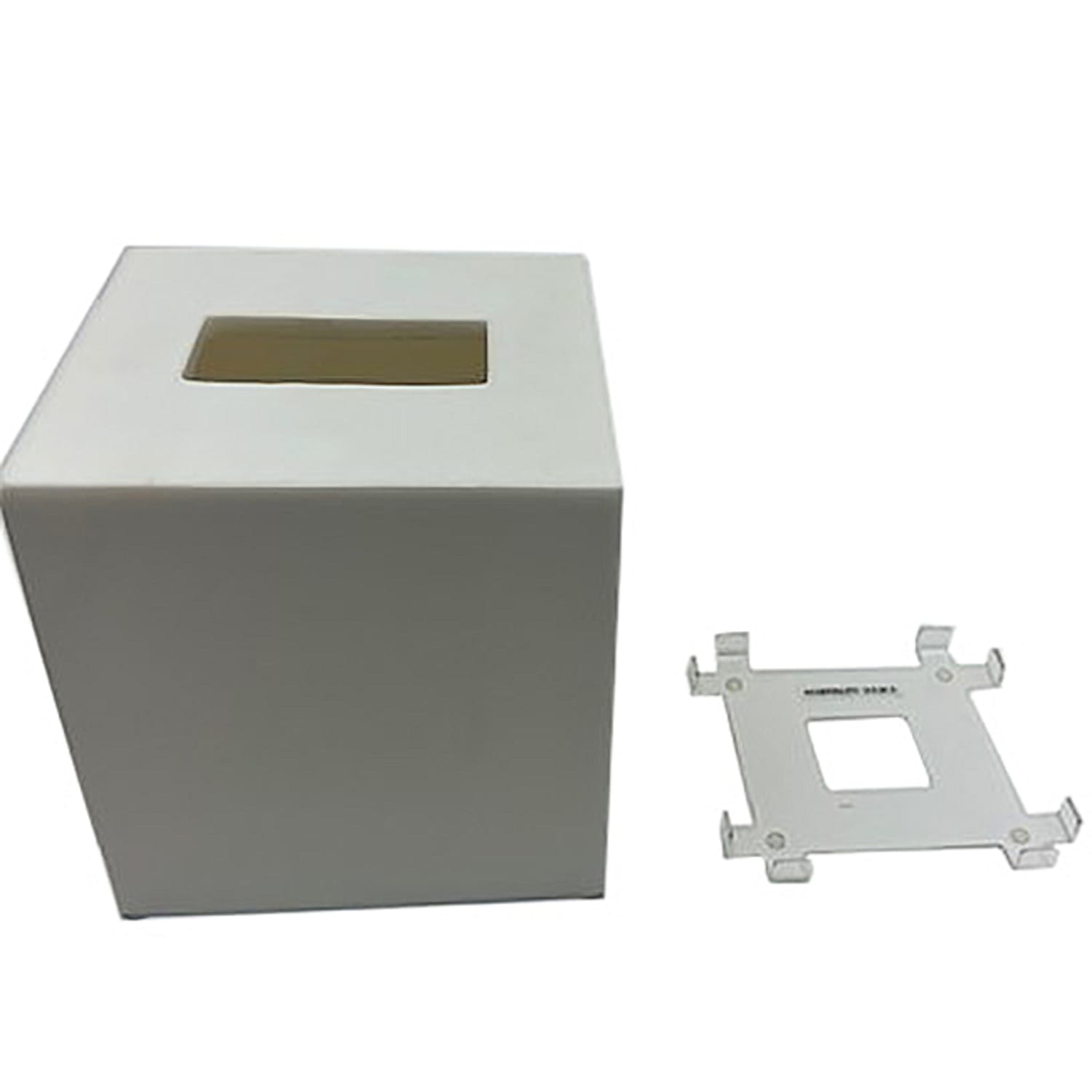 Hospitality Source Bath Sets Collection Tissue Box Holders, 4-3/4in x 4-3/4in x 3/8in, Set Of 24 Holders - Image 4