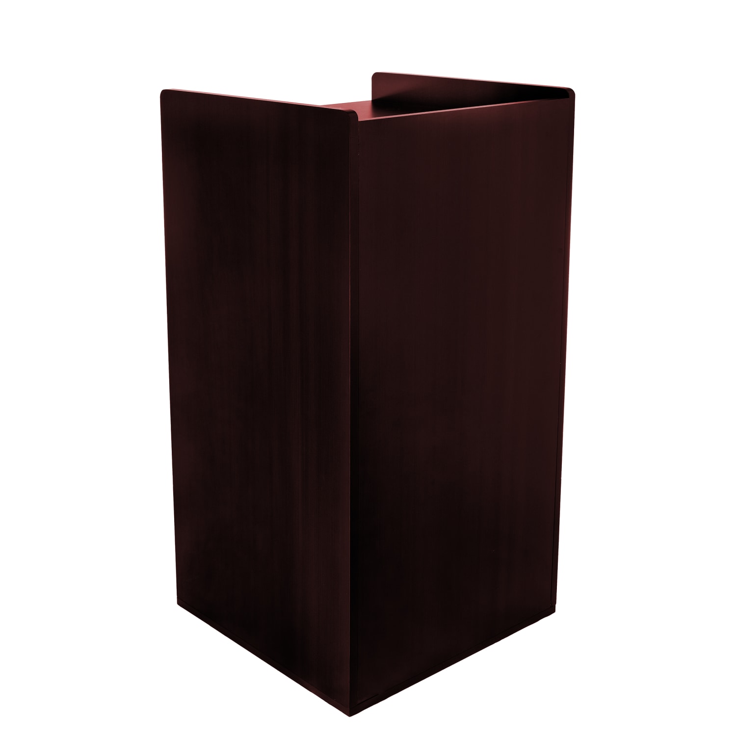 Alpine Trash Enclosure, 40 Gallons, 46inH x 22inW x 22inD, Mahogany - Image 3