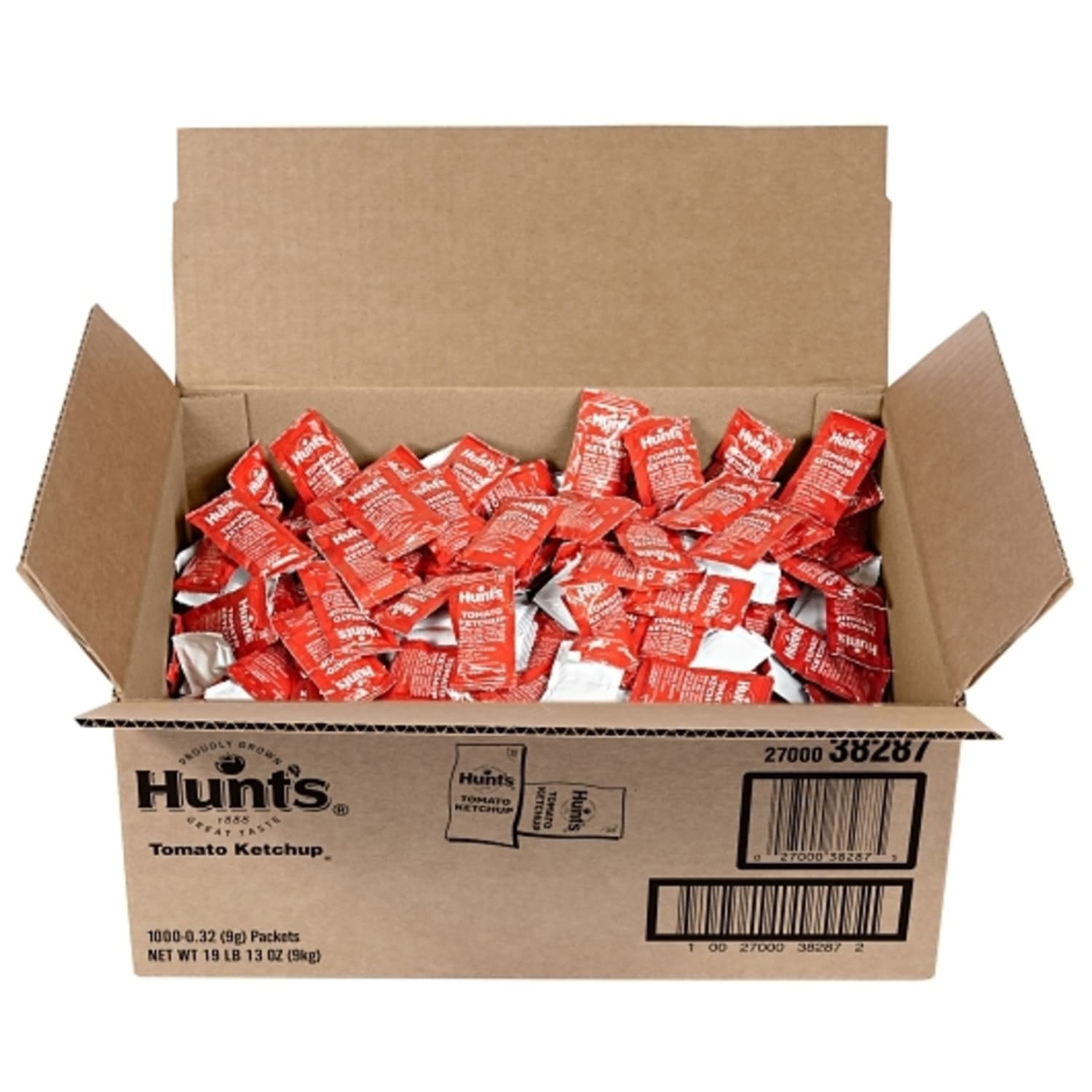Hunts Tomato Ketchup Single Serve Packets, 0.32 Oz, Case Of 1,000 Packets - Image 3