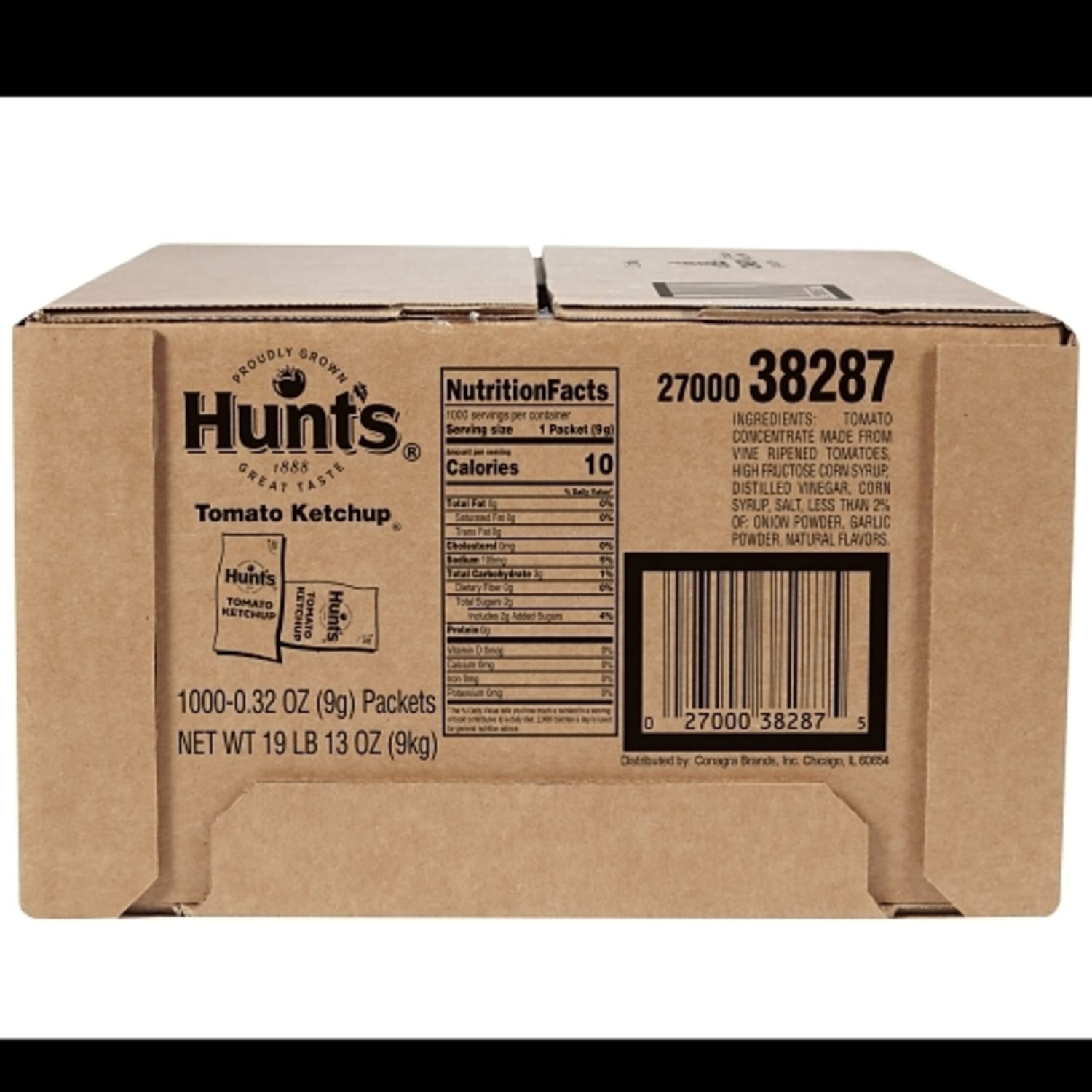 Hunts Tomato Ketchup Single Serve Packets, 0.32 Oz, Case Of 1,000 Packets - Image 4