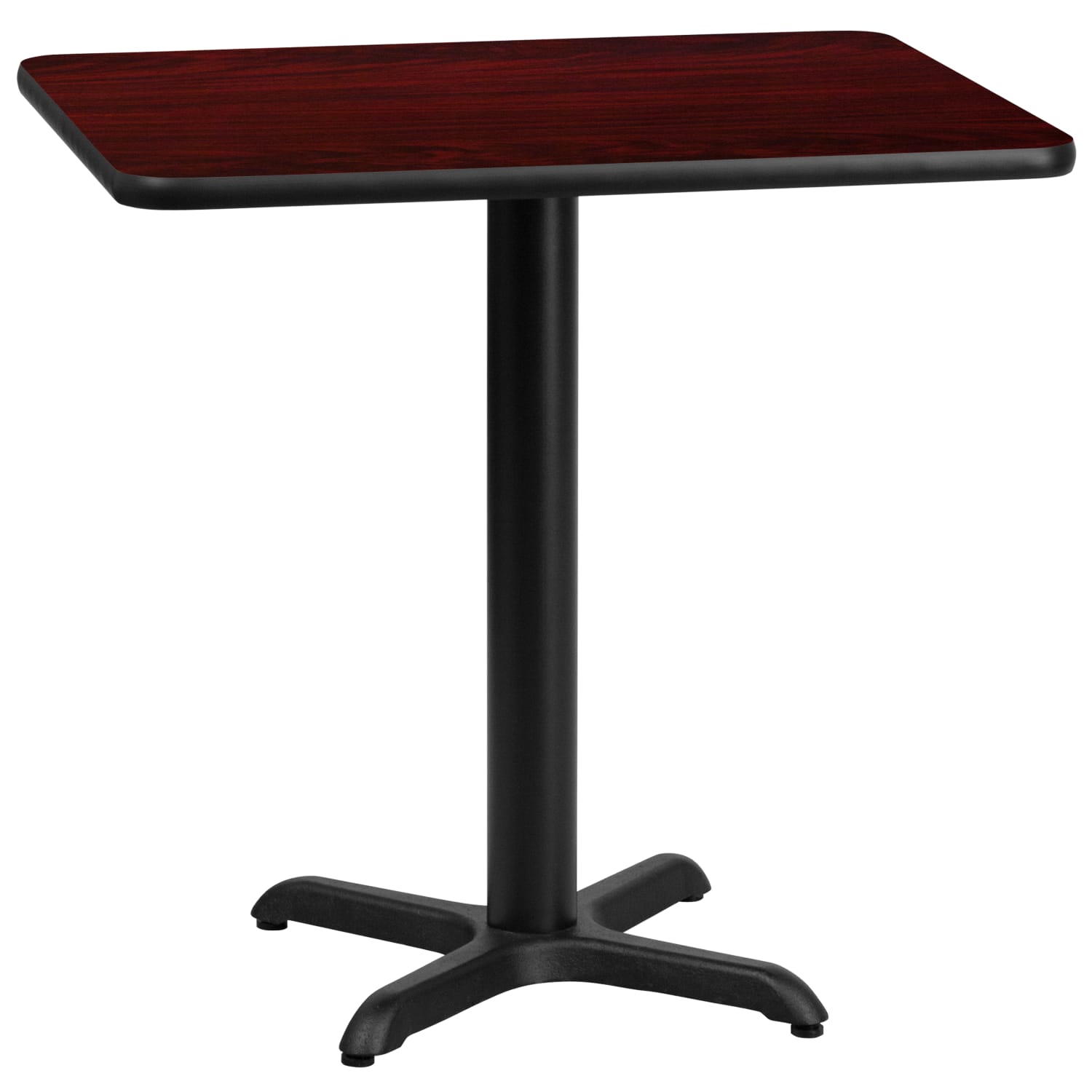 Flash Furniture Rectangular Laminate Table, 31-3/16inH x 24inW x 30inD, Mahogany - Image 3