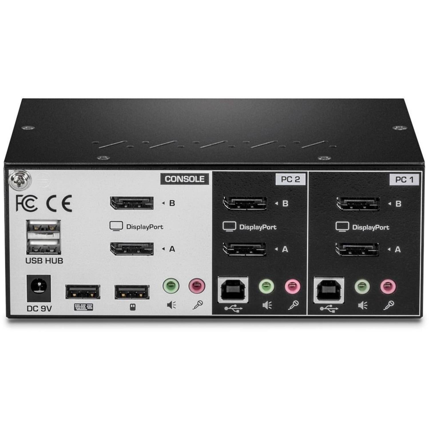 TRENDnet 2-Port Dual Monitor DisplayPort KVM Switch With Audio, 2-Port USB 2.0 Hub, 4K UHD Resolutions Up To 3840x 2160 - Image 4
