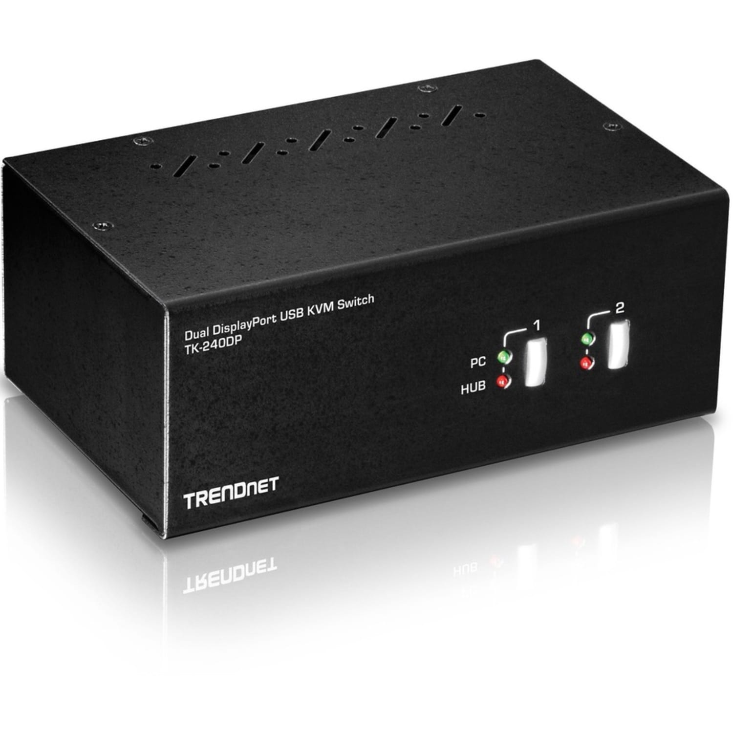 TRENDnet 2-Port Dual Monitor DisplayPort KVM Switch With Audio, 2-Port USB 2.0 Hub, 4K UHD Resolutions Up To 3840x 2160 - Image 5