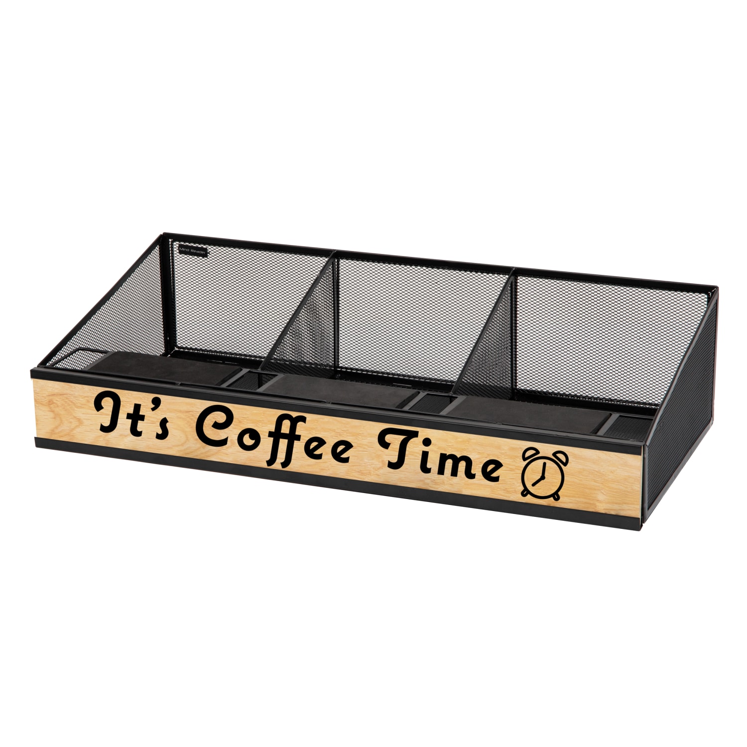 Mind Reader Airport Coffee Serving Station, 6inH x 12inW x 24inD, Black - Image 3
