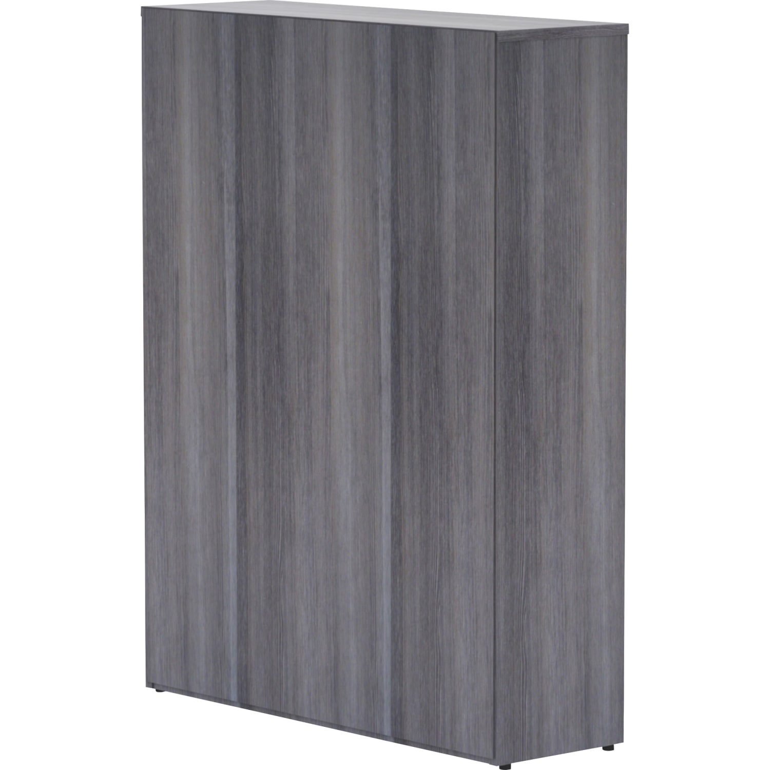 Lorell 48inH 4-Shelf Bookcase, Weathered Charcoal - Image 4
