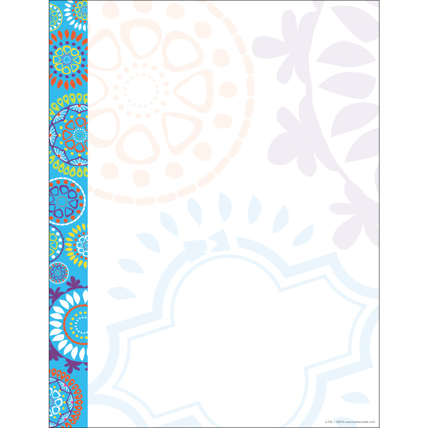 Barker Creek Paper Set, 8 1/2in x 11in, Chevron & Dots, Pack Of 200 Sheets - Image 5