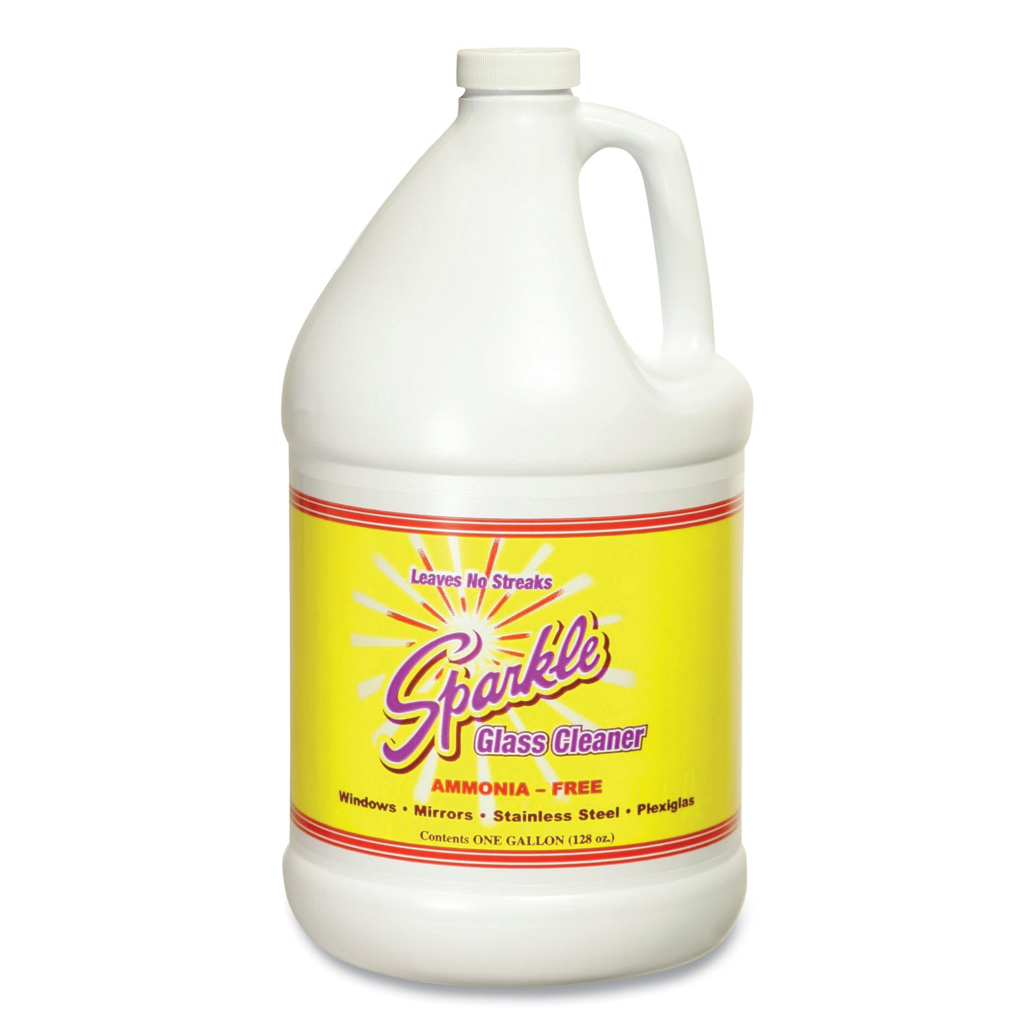 Sparkle Glass Cleaner, 1 gal Bottle Refill, 4/Carton - Image 3