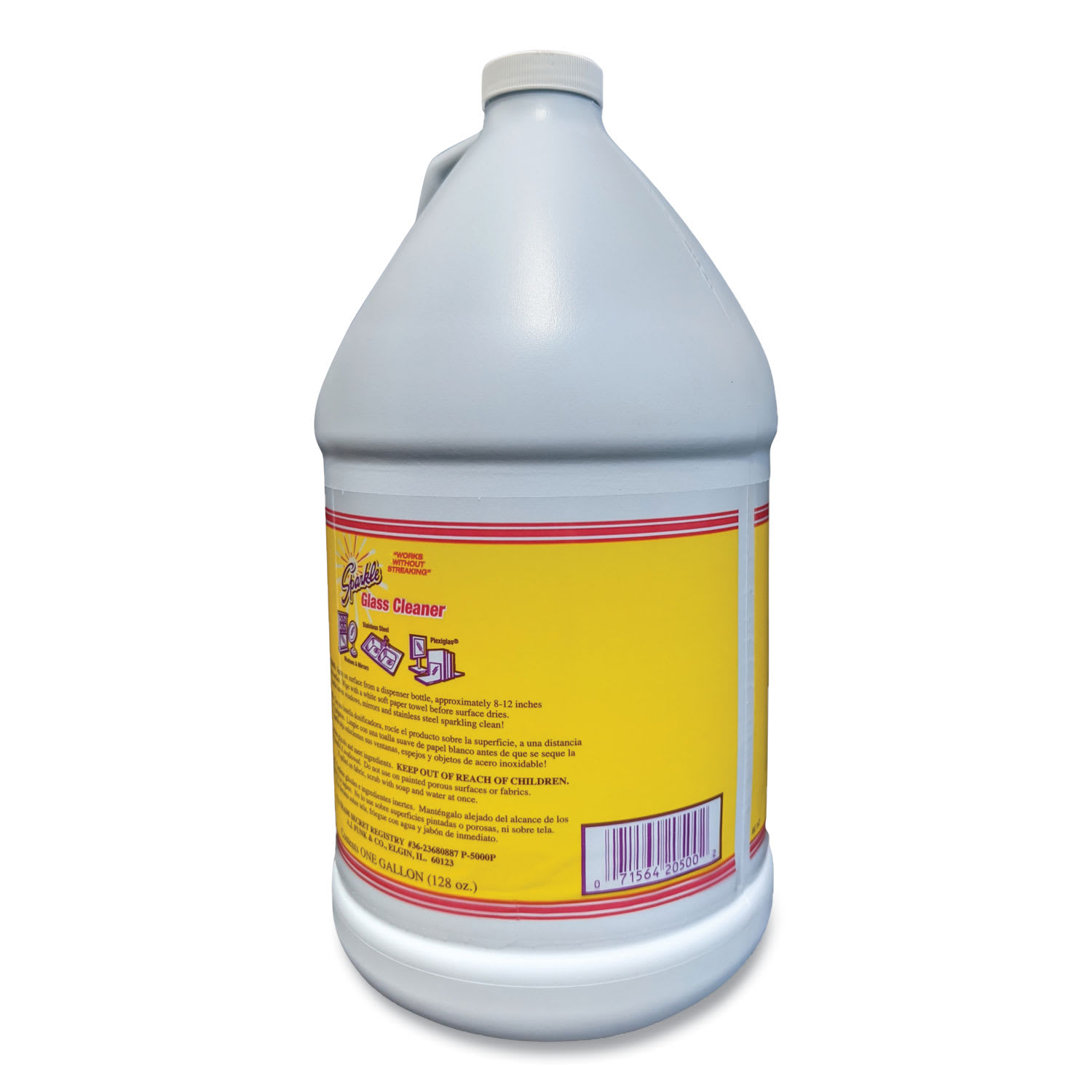 Sparkle Glass Cleaner, 1 gal Bottle Refill, 4/Carton - Image 5
