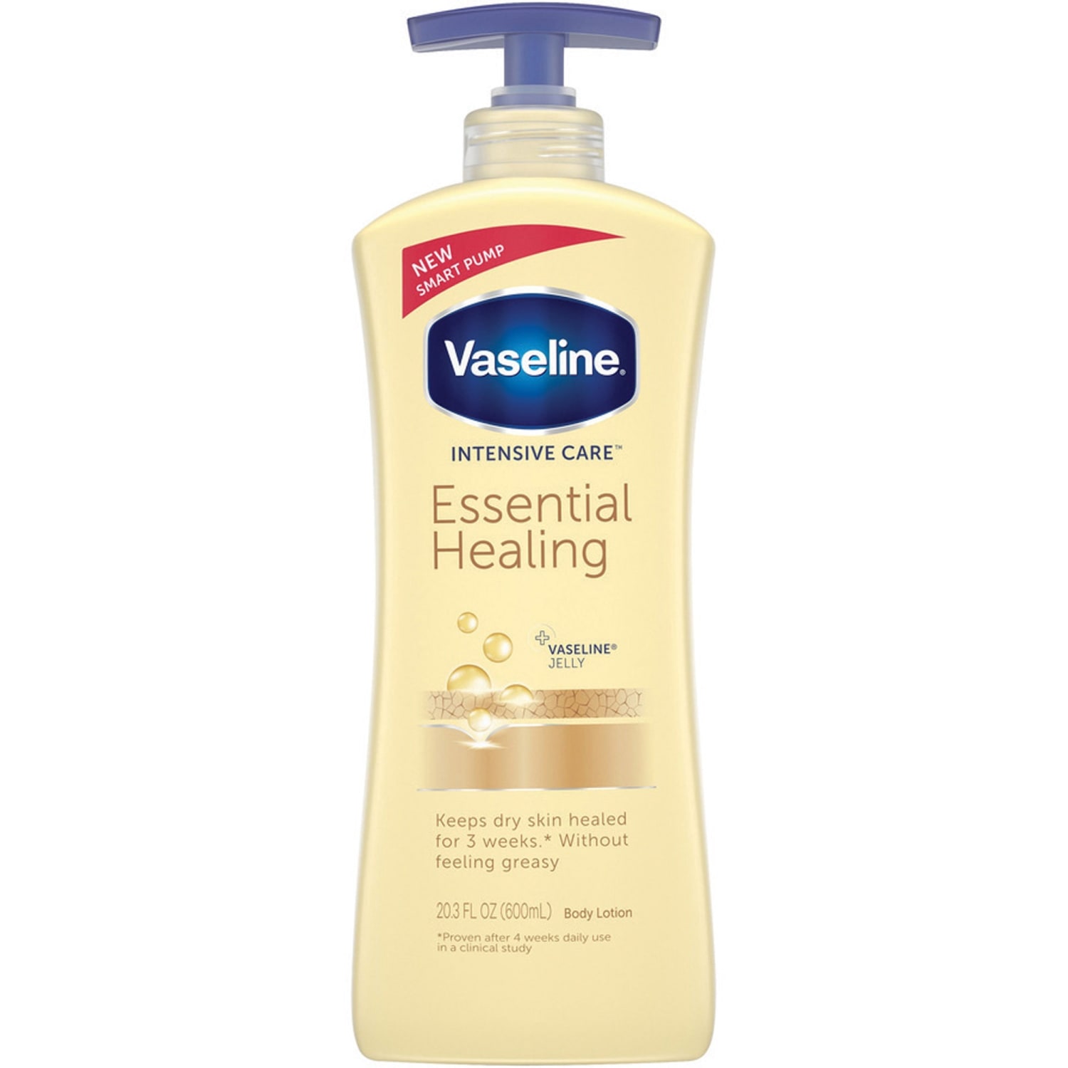 Vaseline Intensive Care Essential Healing Unscented Lotion, 20.3 Oz - Image 3