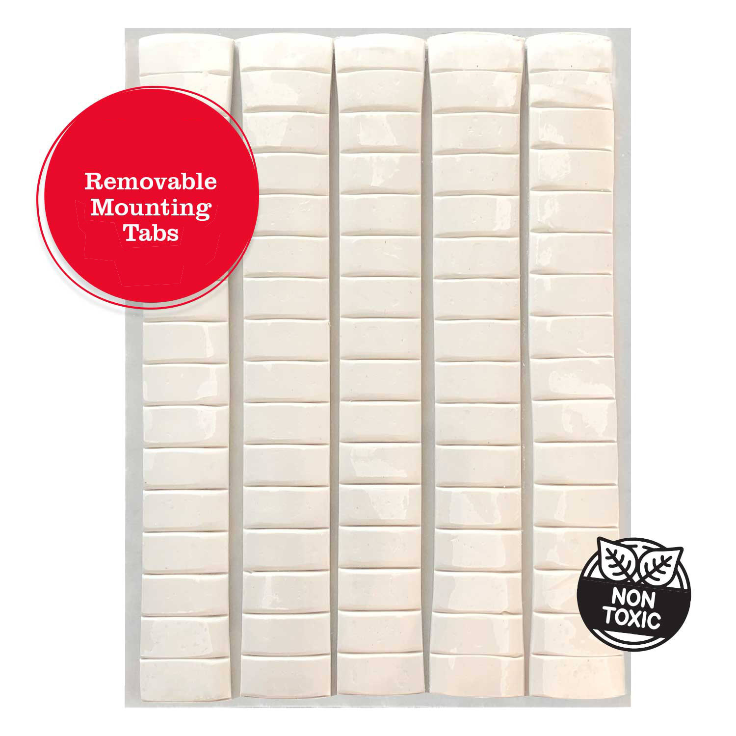 StikkiWorks StikkiTack, White, 2 oz./80 Tabs Per Pack, Set Of 12 Packs - Image 4