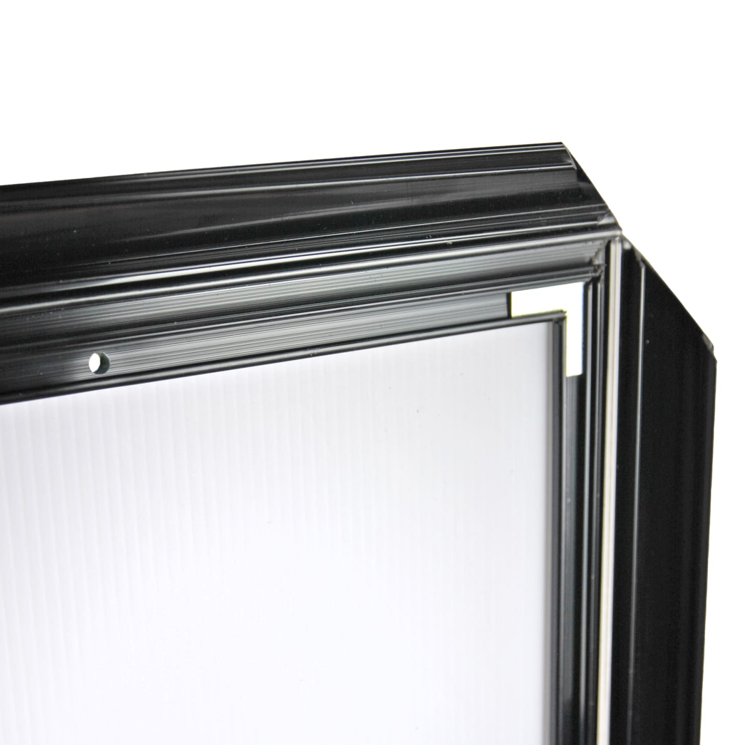 Azar Displays Wall Snap Poster Frame Vertical/Horizontal Sign Holder, 30inH x 20inW x 3/4inD, Black - Image 4