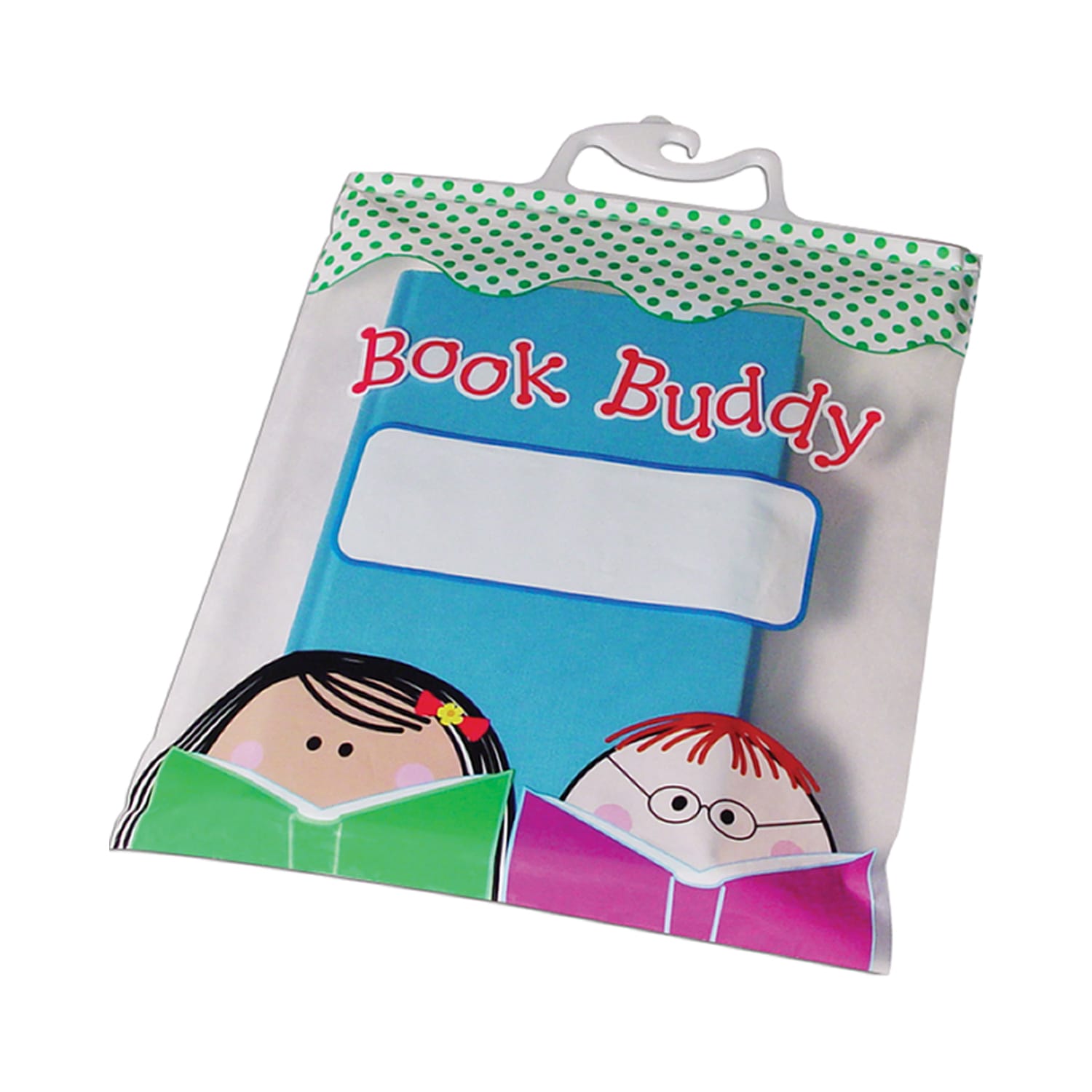 Creative Teaching Press Book Buddy Bags, 10-1/2inW x 12-1/2inH, Multicolor, 6 Bags Per Pack, Set Of 2 Packs - Image 3