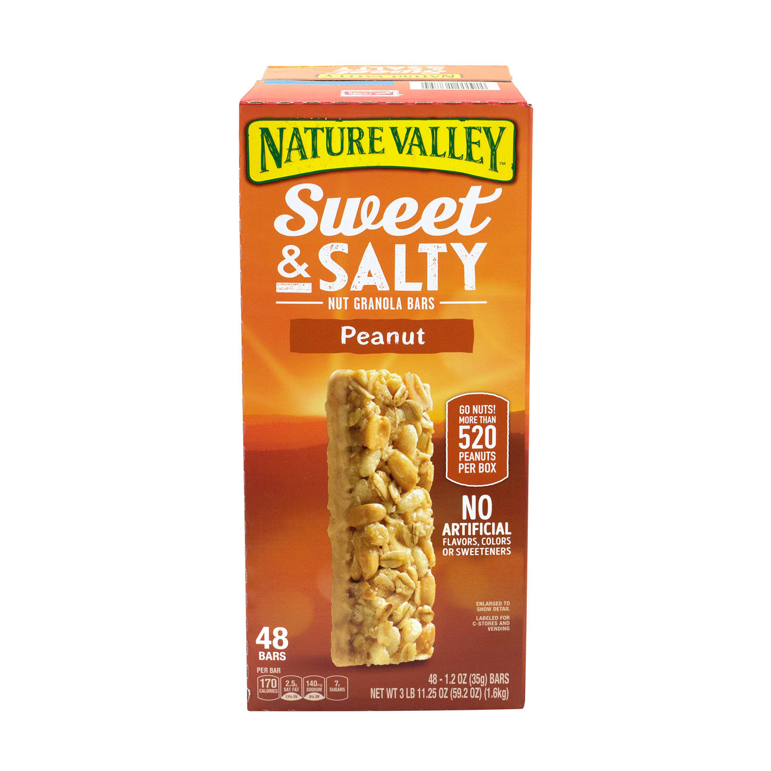 Nature Valley Sweet & Salty Nut Granola Bars Peanut, 1.2 oz, 48 Count - Image 3