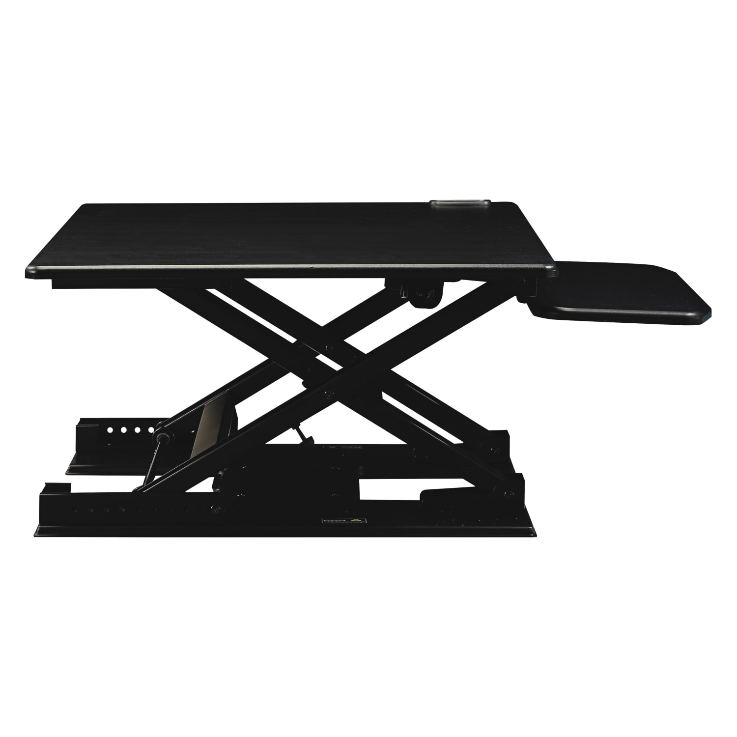 Lorell Electric Sit-To-Stand Desk Riser, 17-2/10inH x 31-1/2inW x 24-3/8inD, Black - Image 5