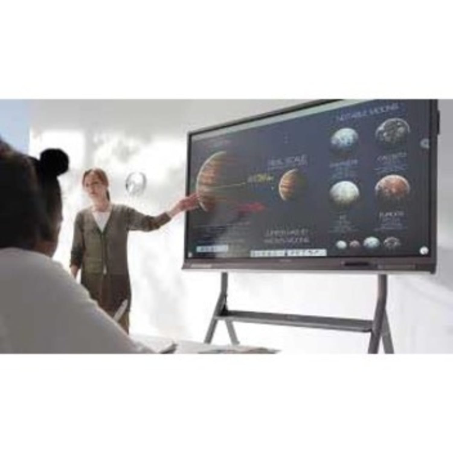 ViewSonic IFP6552 65 Inch ViewBoard 4K Interactive Flat Panel Display with 33-Point Touch, Integrated Microphone and HDMI, VGA, RJ45, 60W Powered US - Image 5