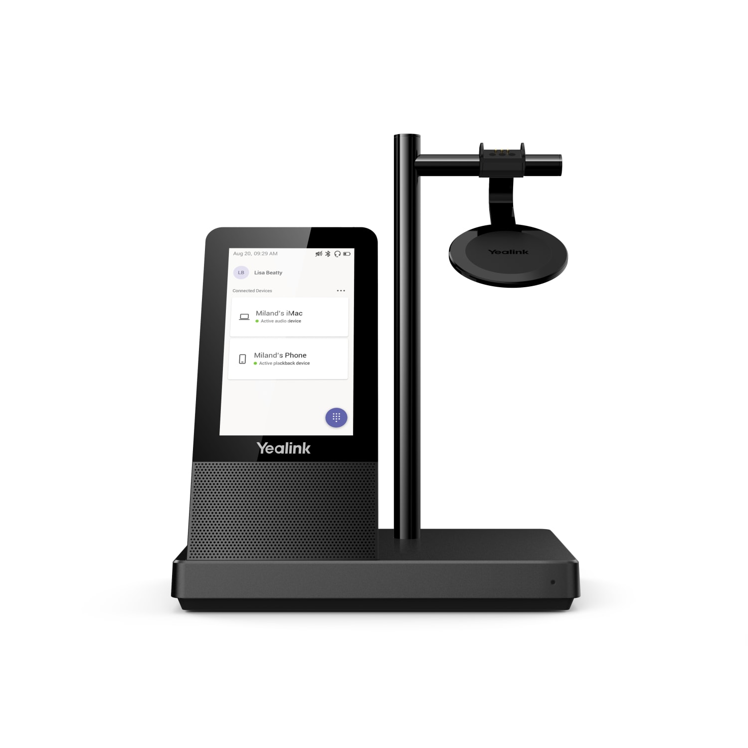 Yealink Mono Teams DECT Wireless Headset, Black, YEA-WH66-MONO-TEAM - Image 4