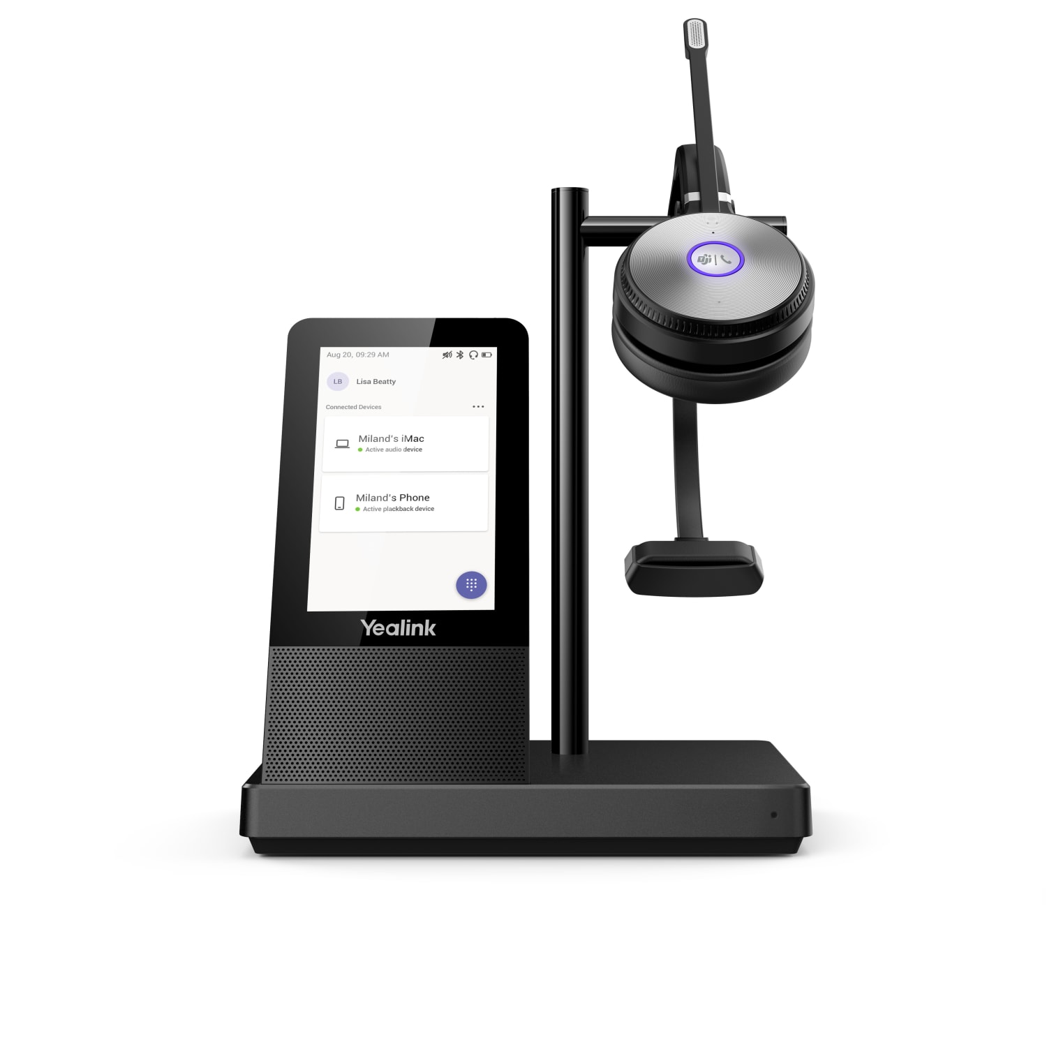 Yealink Mono Teams DECT Wireless Headset, Black, YEA-WH66-MONO-TEAM - Image 5