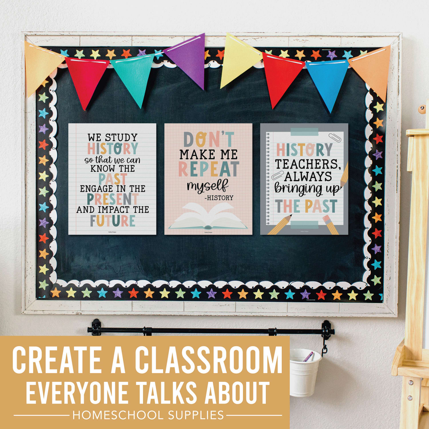 Hadley Designs Posters, Boho History Bulletin Board Classroom Posters, Set Of 6 - Image 4