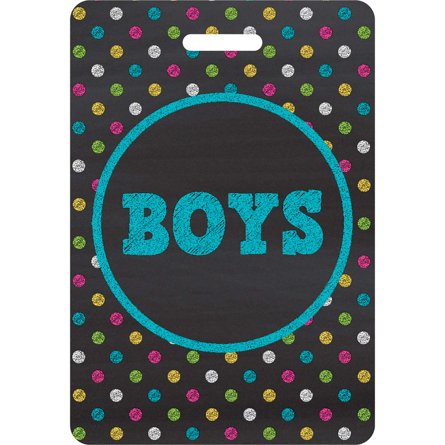 Teacher Created Resources Hall Passes With Lanyards, 16-1/2in, Chalkboard Brights, 4 Passes Per Pack, Bundle Of 3 Packs - Image 4