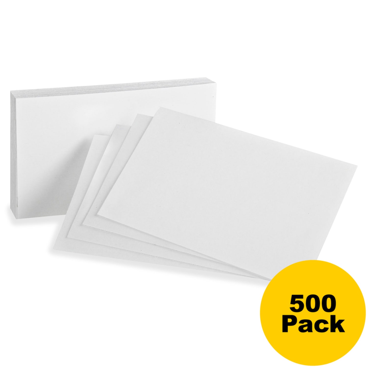 Oxford Printable Index Card - White - 3in x 5in - 85 lb Basis Weight - 500 / Bundle - Image 4