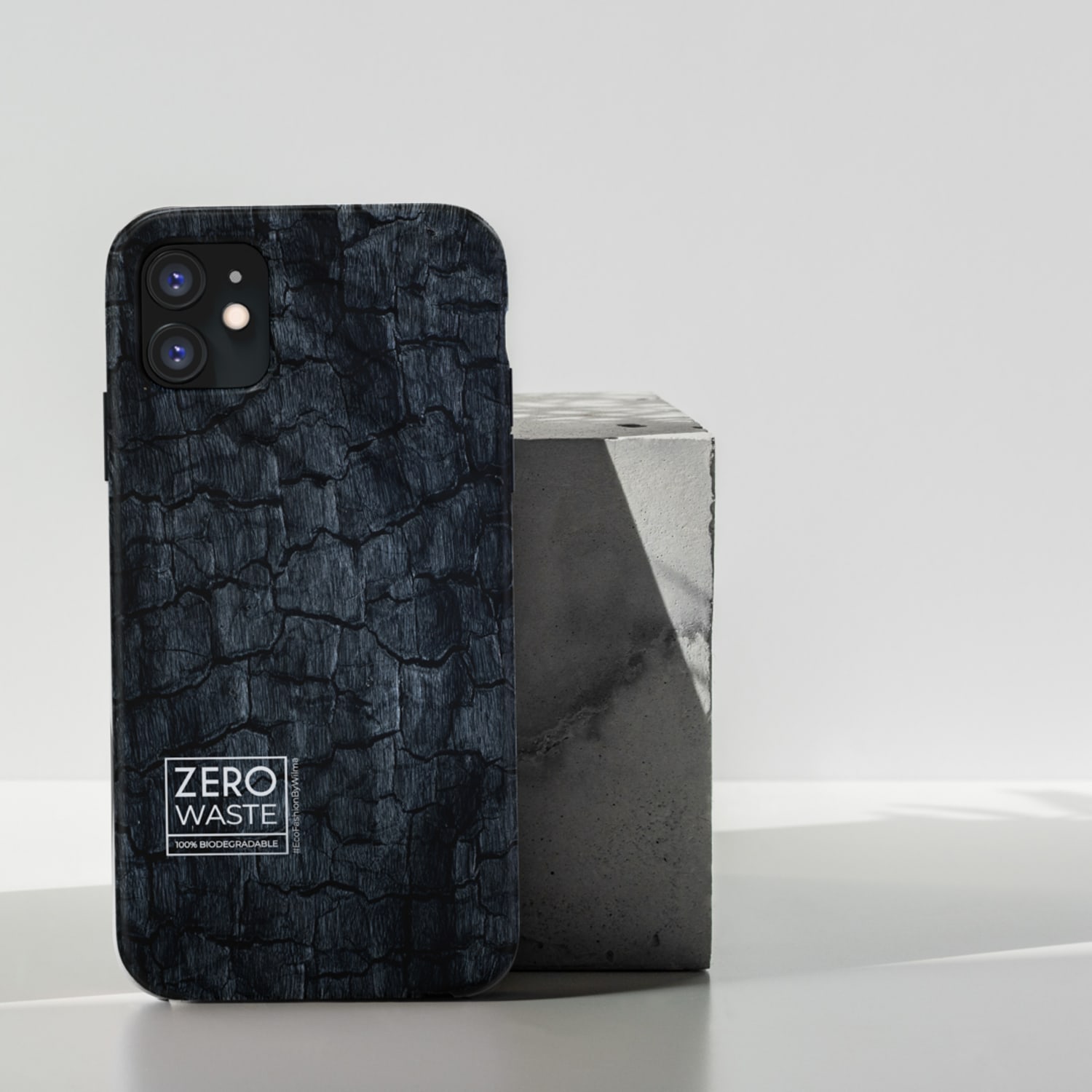 Zero Waste Movement Phone Case for Apple iPhone 12 Pro Max, Coal, AEN100009 - Image 5
