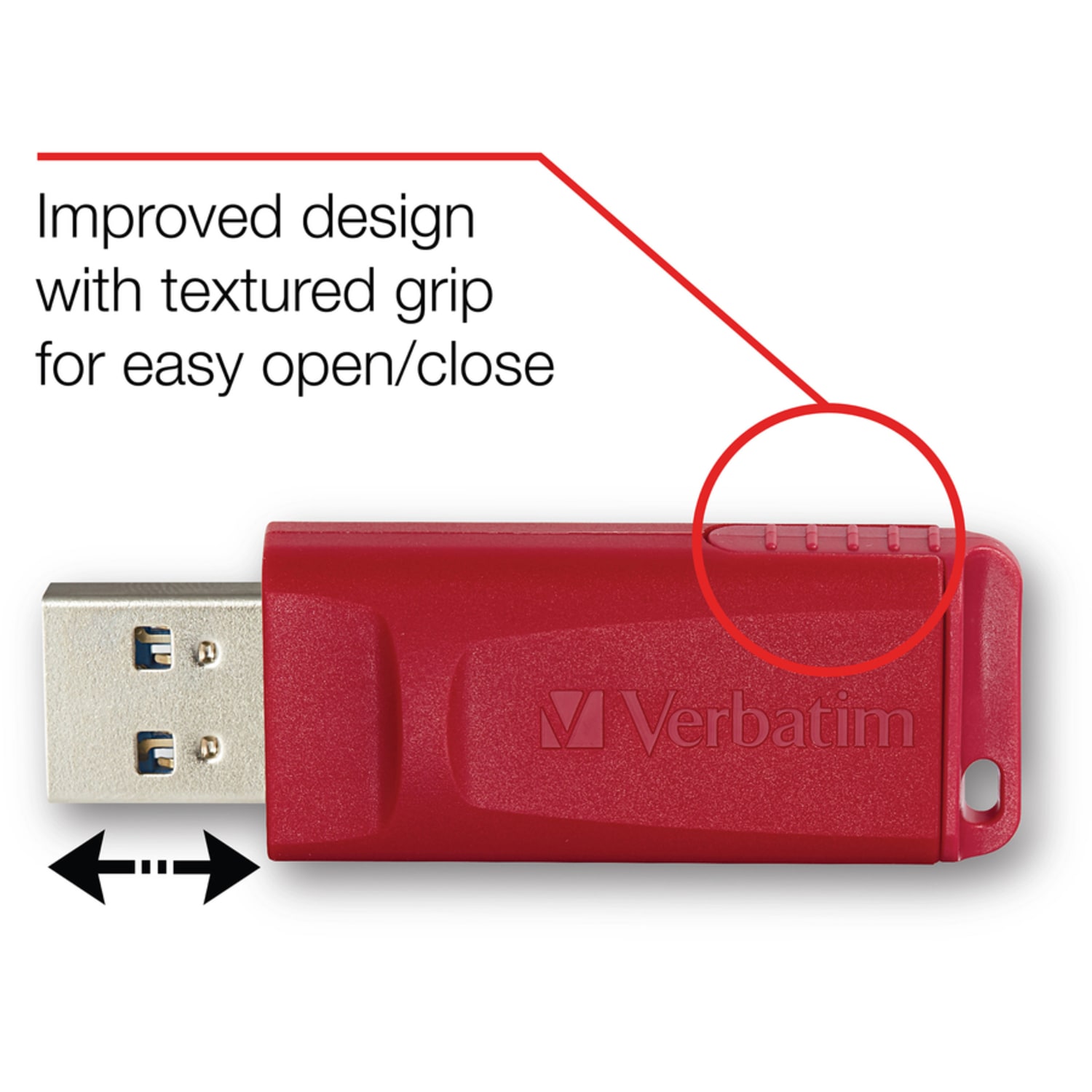 Verbatim Store "n Go USB Flash Drives - 16 GB - USB 2.0 - Red - Lifetime Warranty - 4 / Carton - Image 5