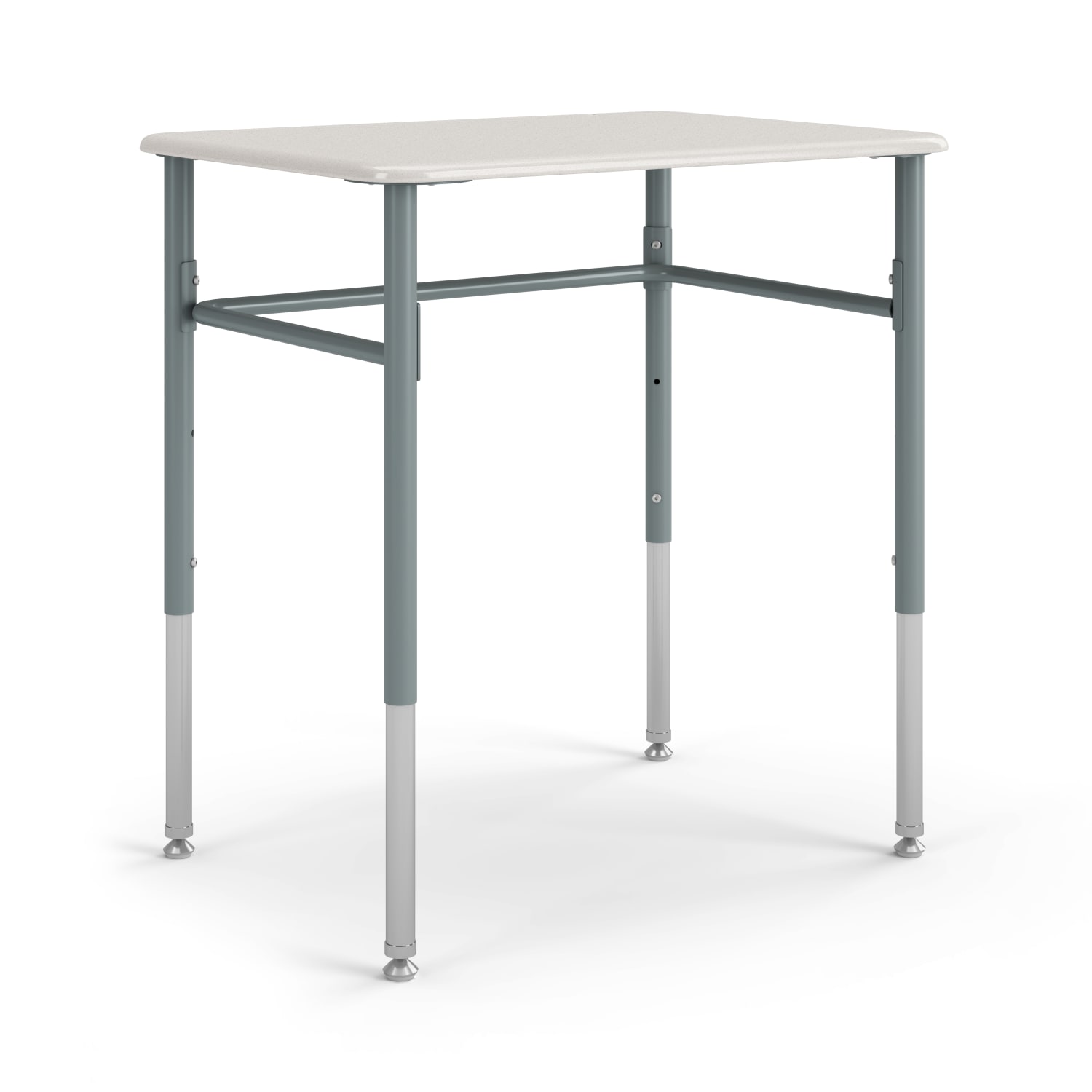 HON SmartLink 26inW Rectangle Student Desks, White, Set Of 2 Desks