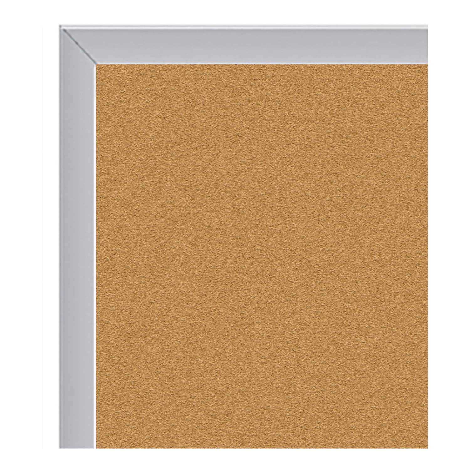 Ghent Cork Bulletin Board, 36 1/2in x 60 1/2in, Aluminum Frame With Silver Finish - Image 3