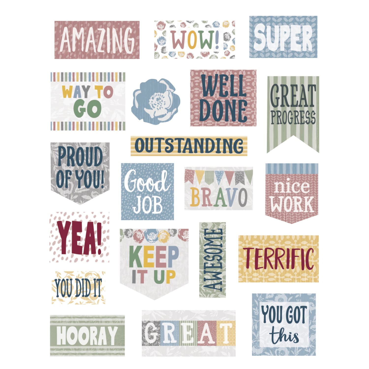 Teacher Created Resources Stickers, 2-1/2in x 1/2in, Classroom Cottage, 120 Stickers Per Pack, Bundle Of 12 Packs - Image 4