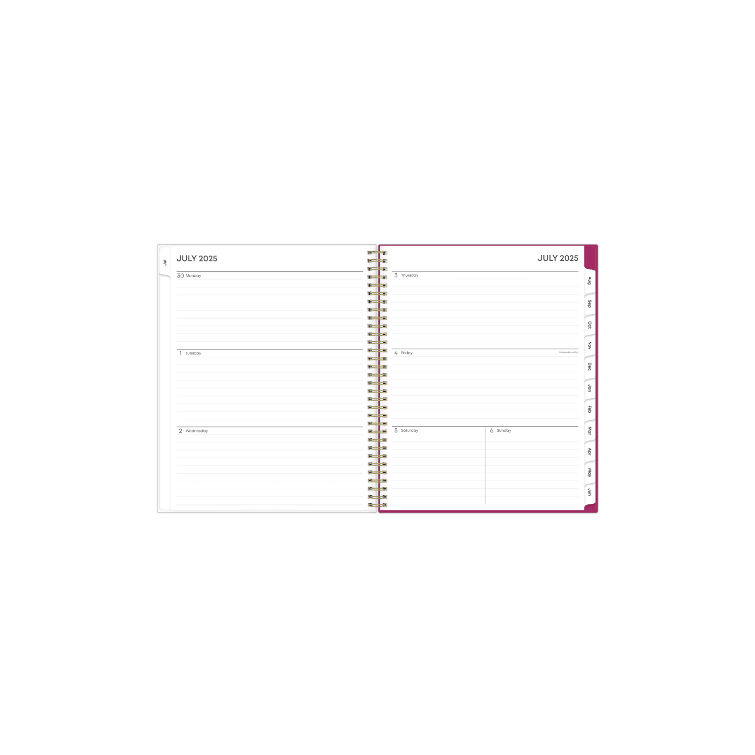 2025-2026 Blue Sky Mahalo CYO Weekly/Monthly Academic Planning Calendar, 8-1/2in x 11in, July 2025 to June 2026, 100149-A - Image 3