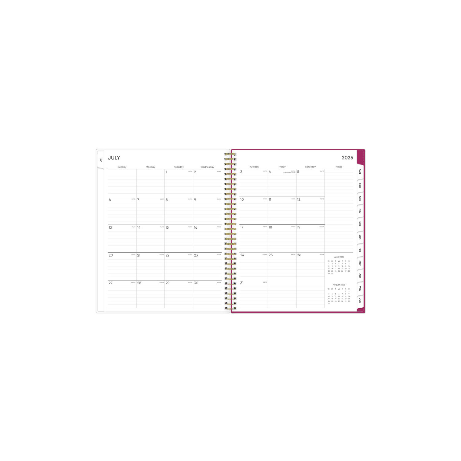 2025-2026 Blue Sky Mahalo CYO Weekly/Monthly Academic Planning Calendar, 8-1/2in x 11in, July 2025 to June 2026, 100149-A - Image 4