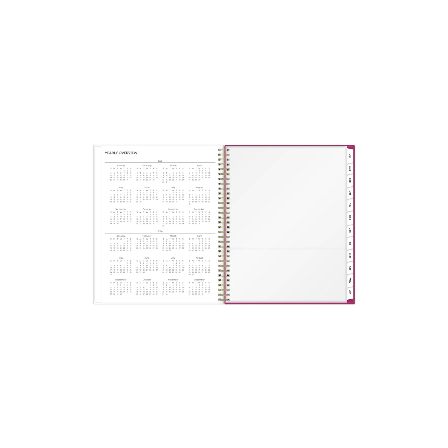 2025-2026 Blue Sky Mahalo CYO Weekly/Monthly Academic Planning Calendar, 8-1/2in x 11in, July 2025 to June 2026, 100149-A - Image 5