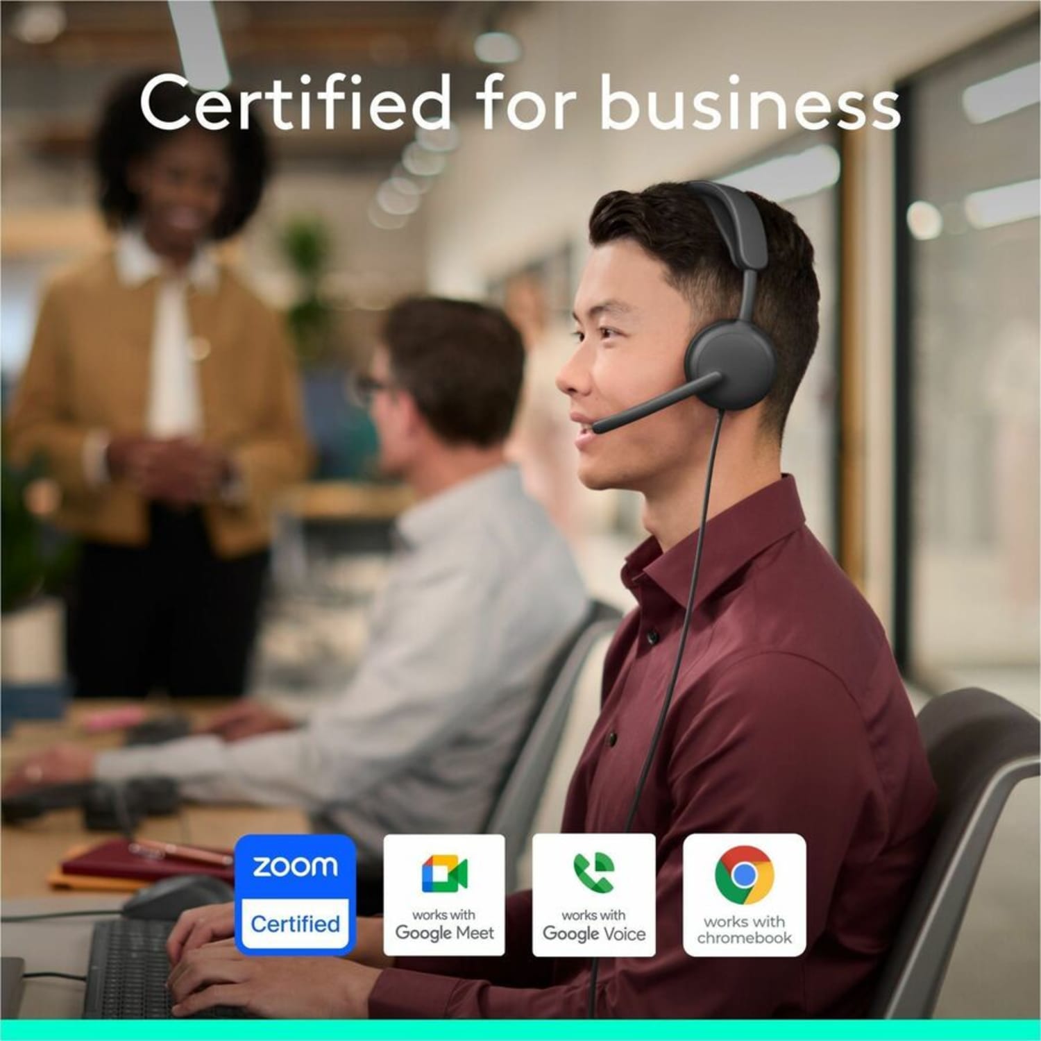 Logitech Zone Wired 2 Headset Uc Version, 981001611 - Image 3