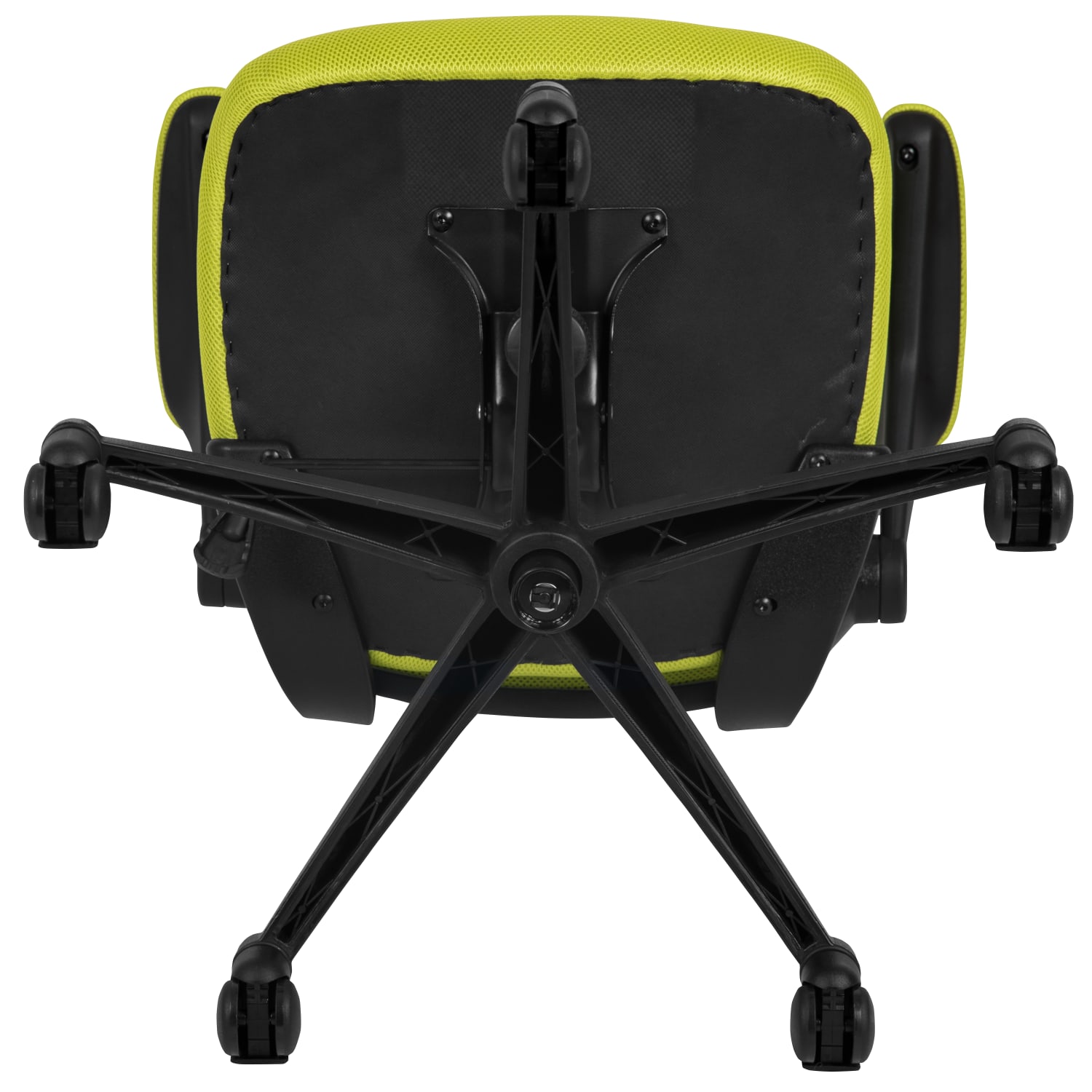 Flash Furniture Mesh MidBack Swivel Task Chair With FlipUp Arms GreenBlack PopularChairscom Flash Furniture Mesh Mid Back Swivel Task Chair With Flip Up Arms GreenBlack PopularChairscom