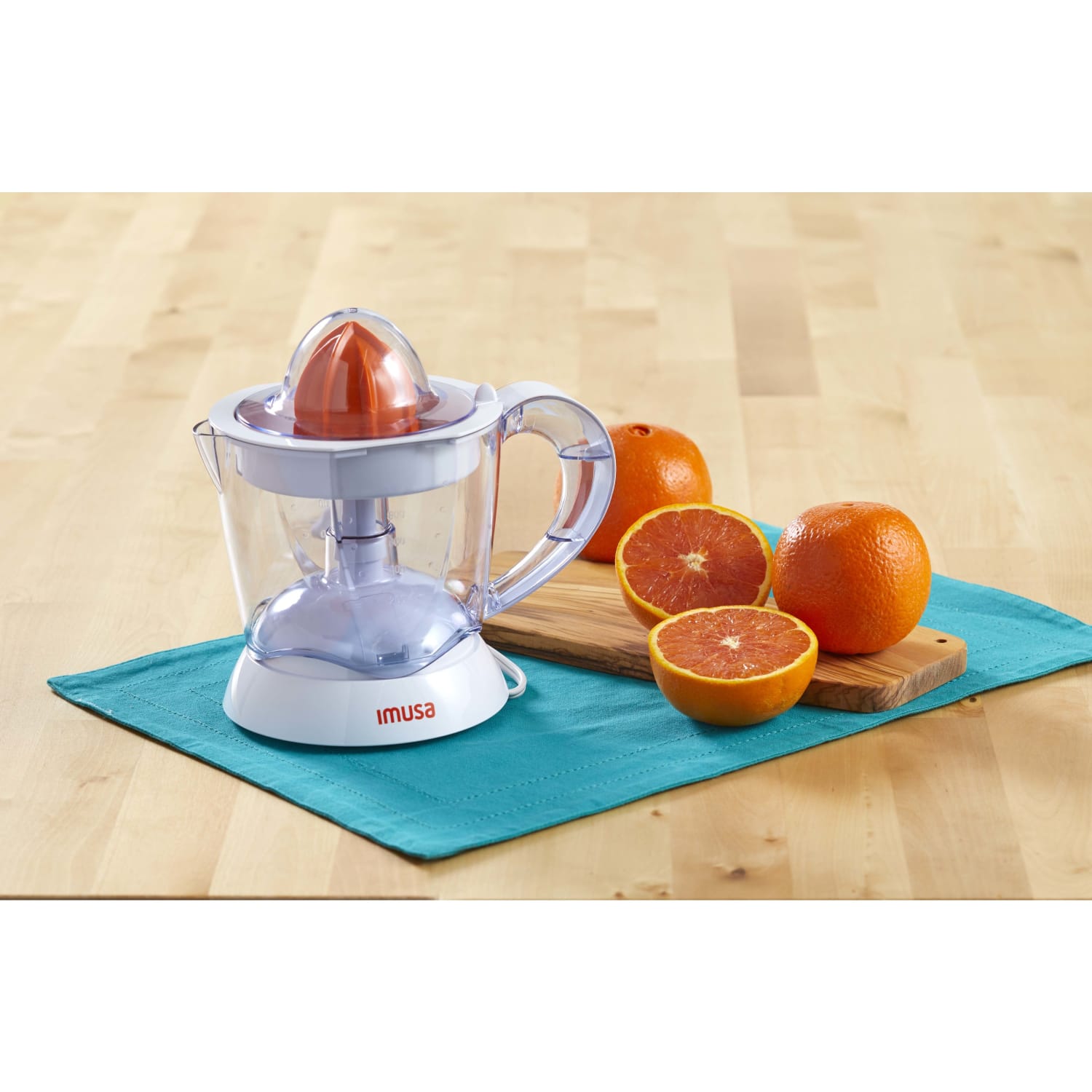 IMUSA 34 Oz Electric Citrus Juicer, 14-3/16in x 9-1/4in x 7-7/16in, White - Image 6