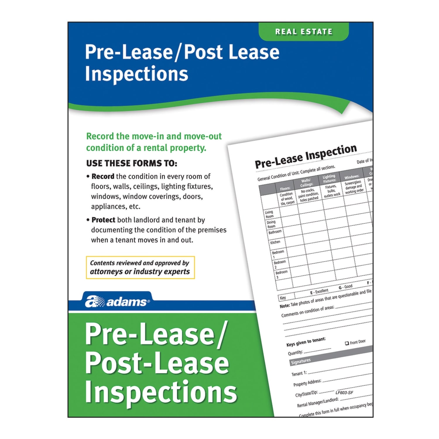 Adams Pre-Lease & Post-Lease Inspections